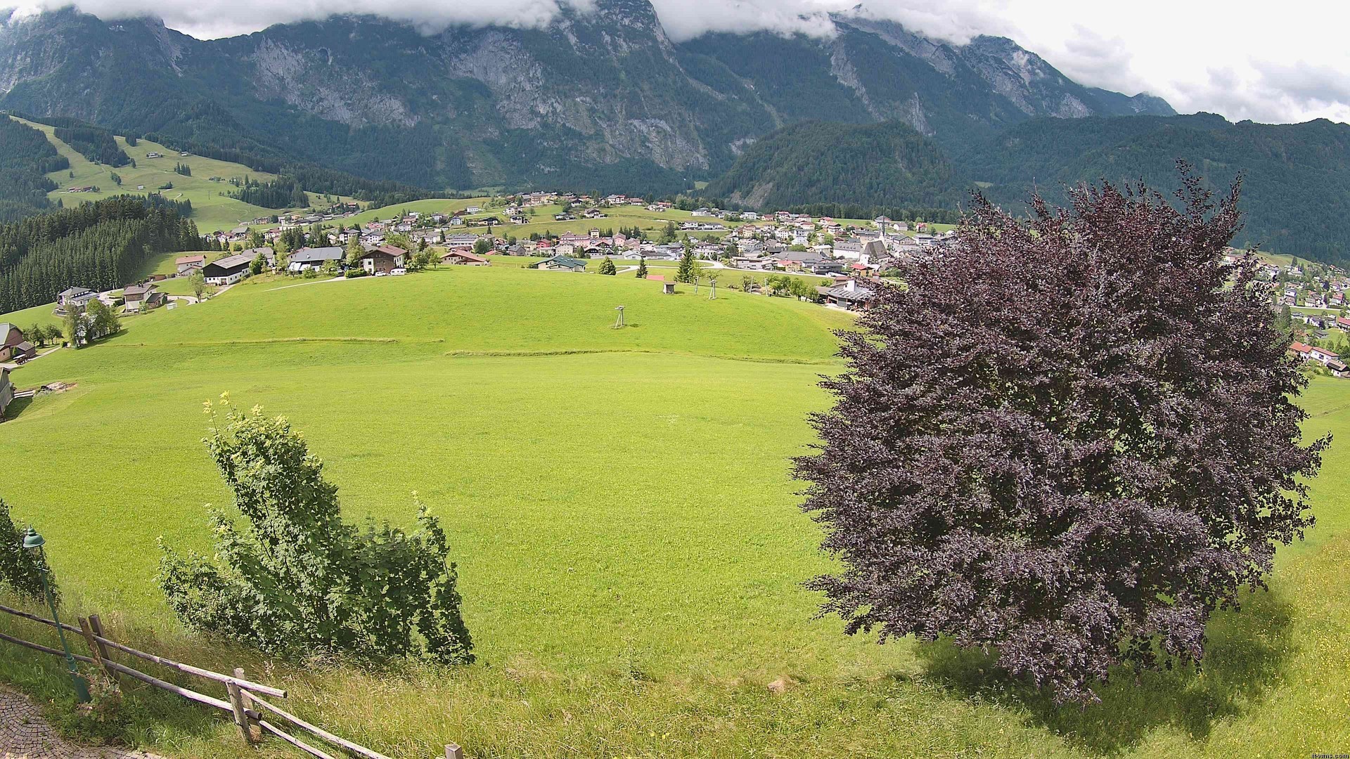 Archiv Foto Webcam Abtenau: Ausblick vom Gasthaus zur Sonnleitn