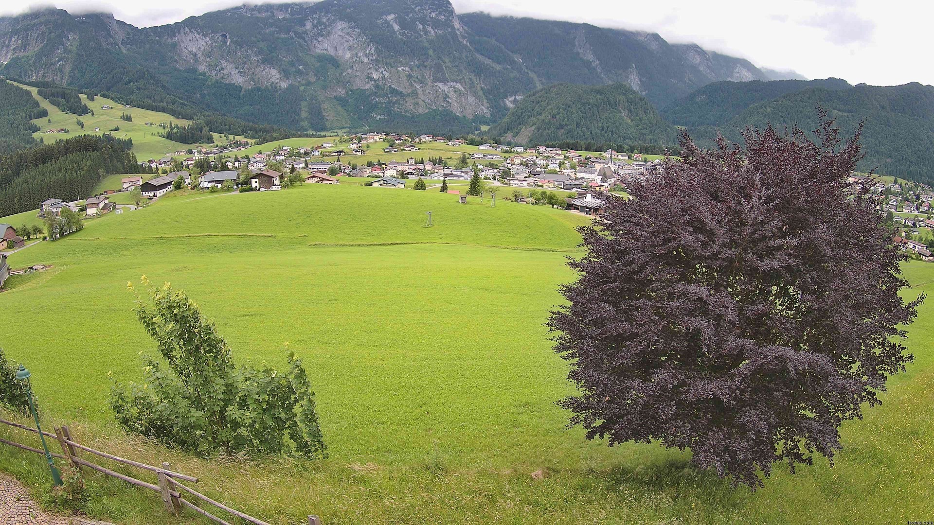 Archiv Foto Webcam Abtenau: Ausblick vom Gasthaus zur Sonnleitn