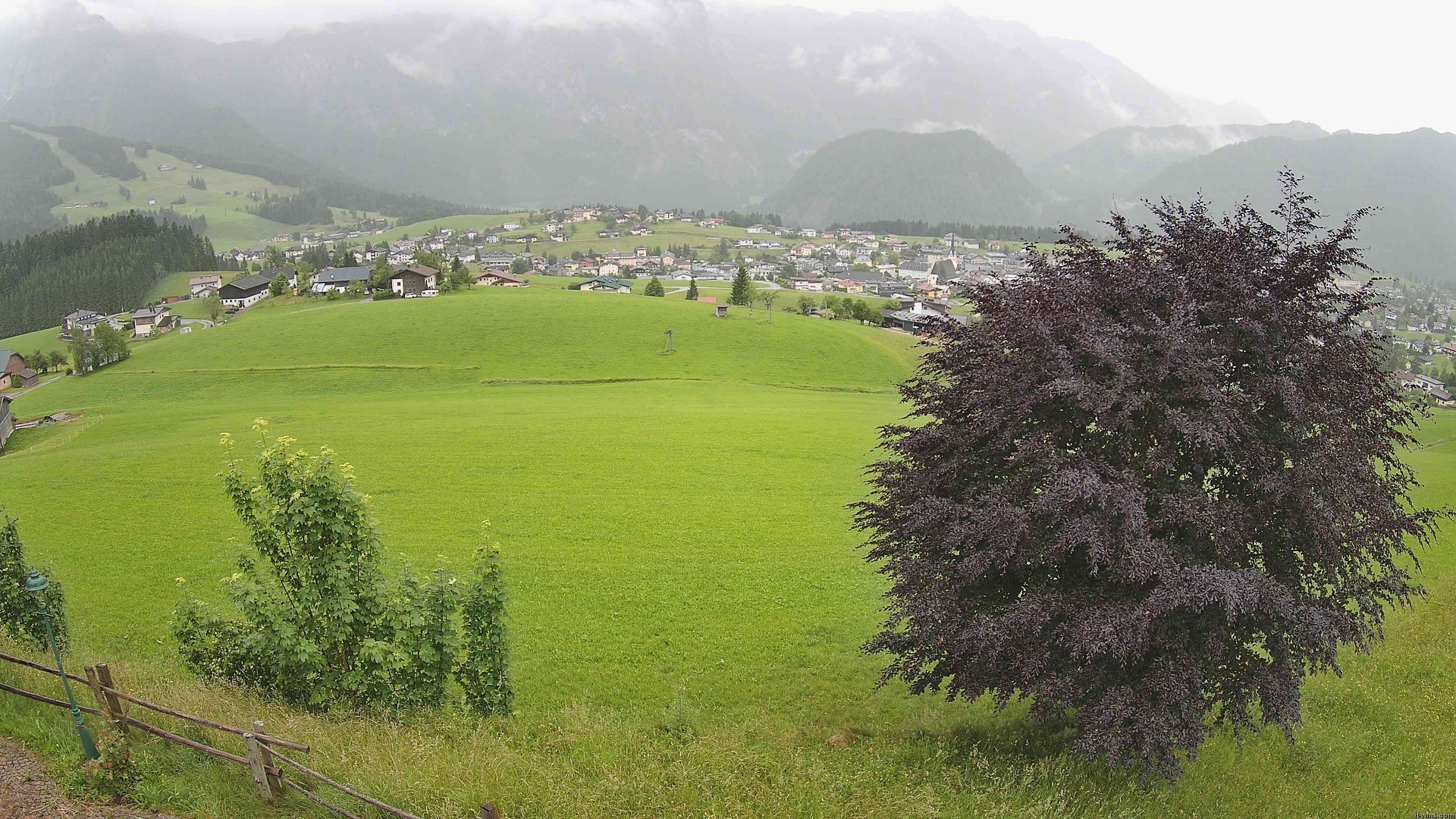 Archiv Foto Webcam Abtenau: Ausblick vom Gasthaus zur Sonnleitn