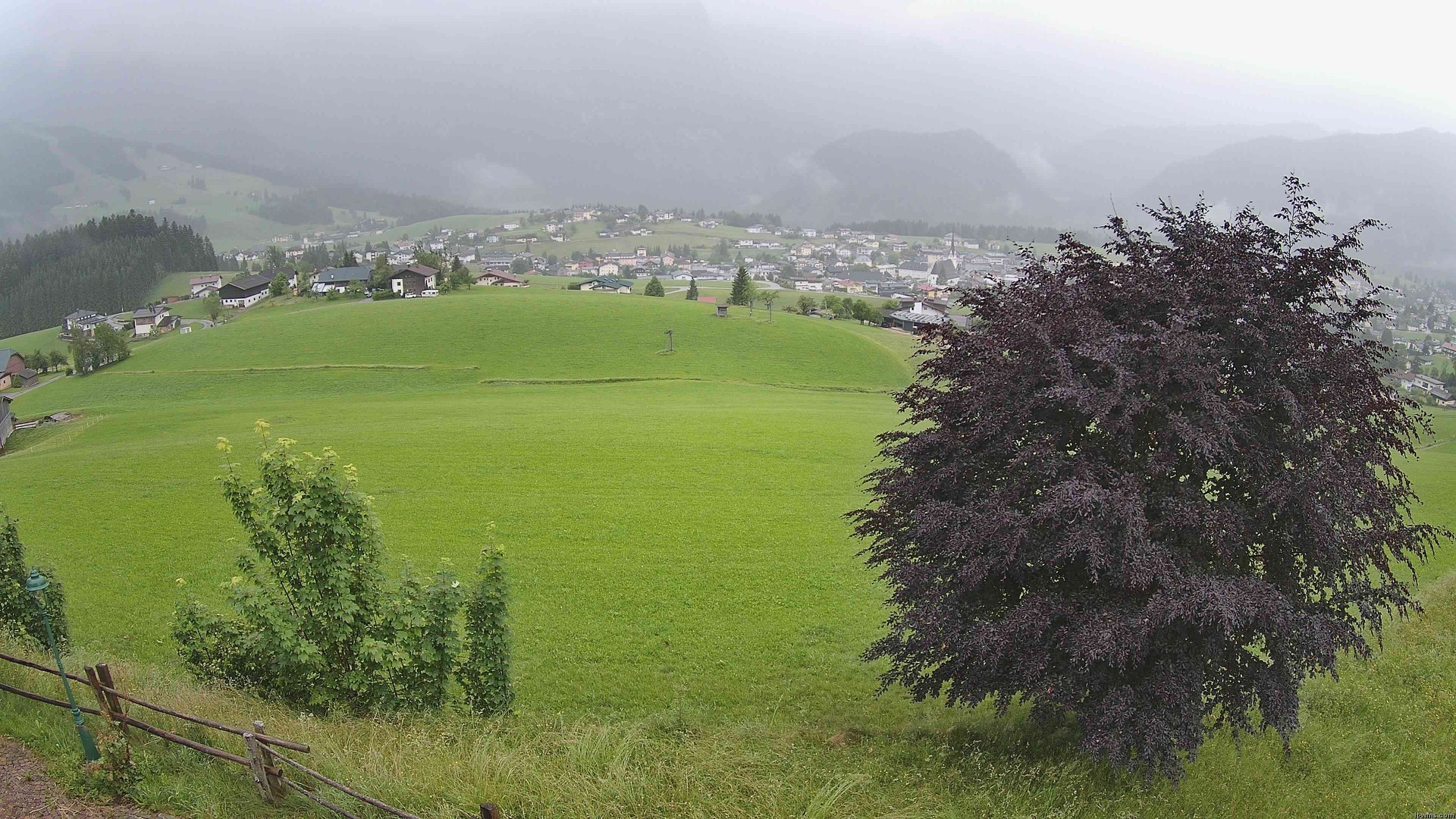 Archiv Foto Webcam Abtenau: Ausblick vom Gasthaus zur Sonnleitn