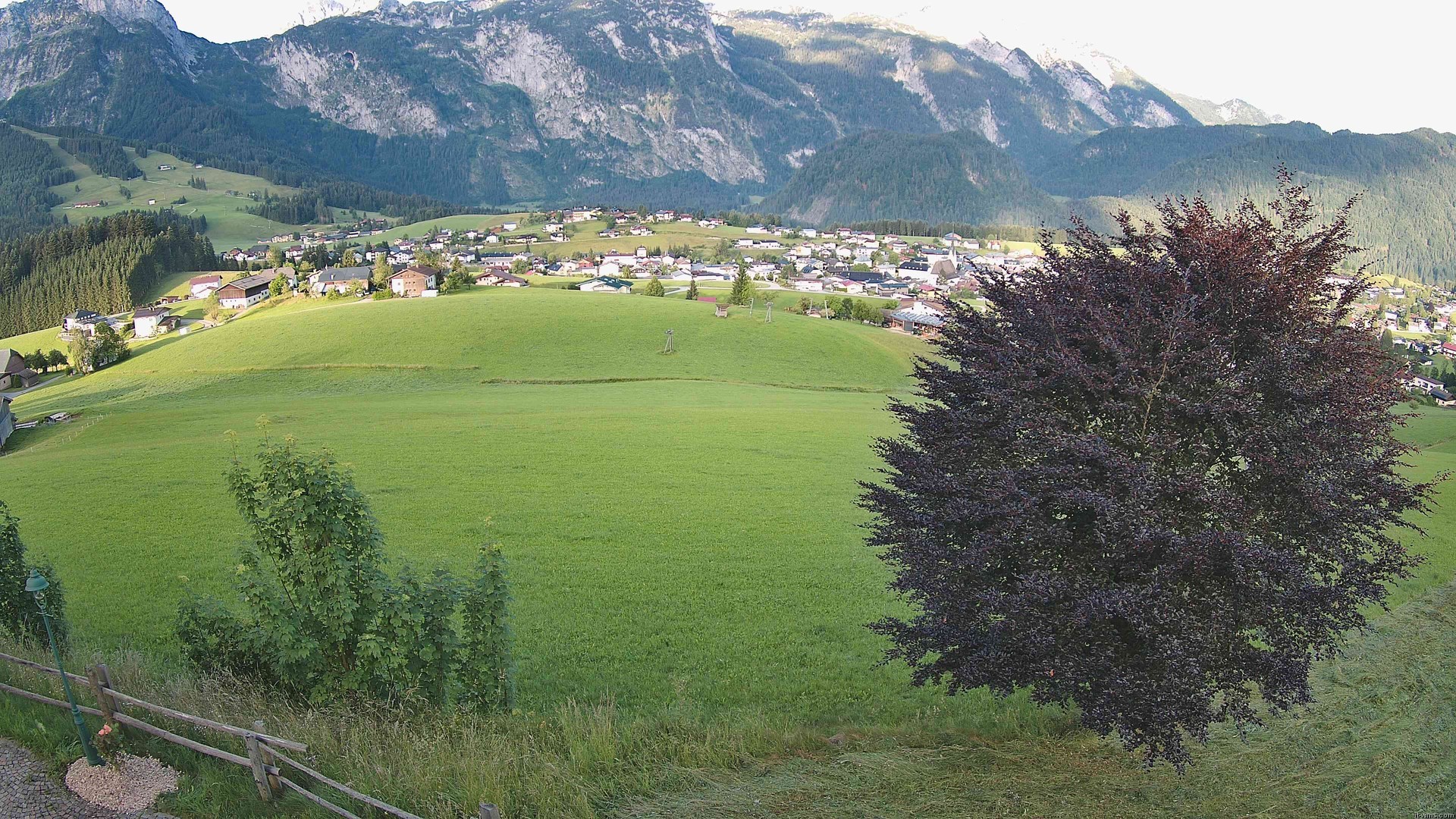 Archiv Foto Webcam Abtenau: Ausblick vom Gasthaus zur Sonnleitn