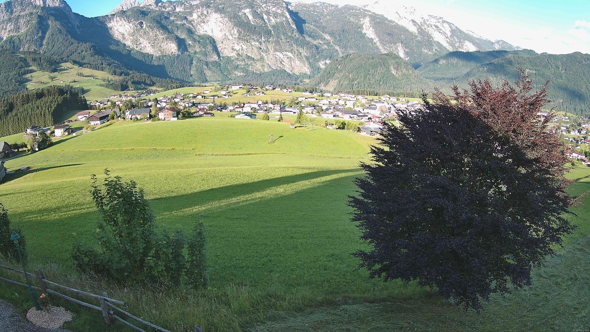 Archiv Foto Webcam Abtenau: Ausblick vom Gasthaus zur Sonnleitn