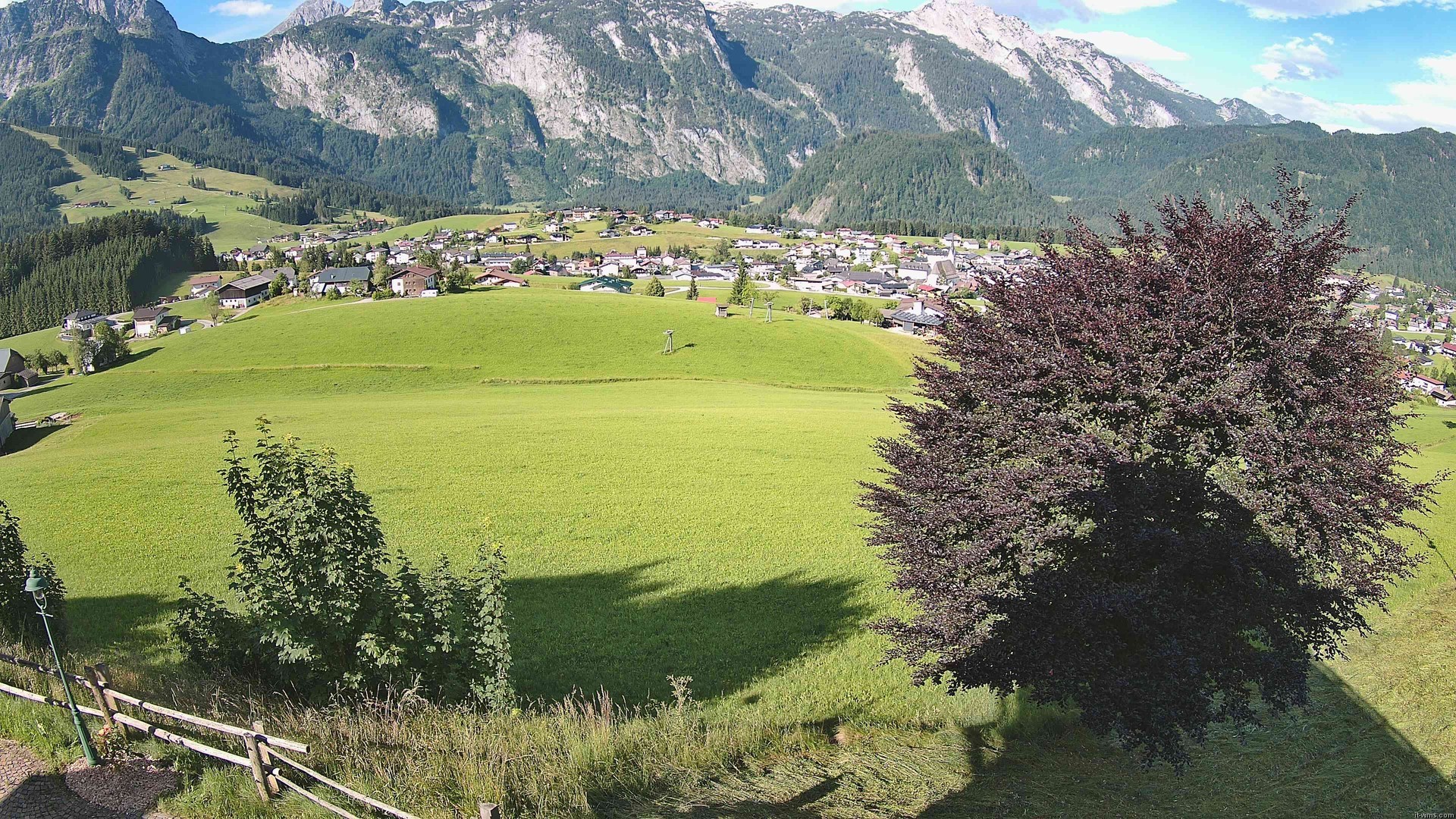 Archiv Foto Webcam Abtenau: Ausblick vom Gasthaus zur Sonnleitn