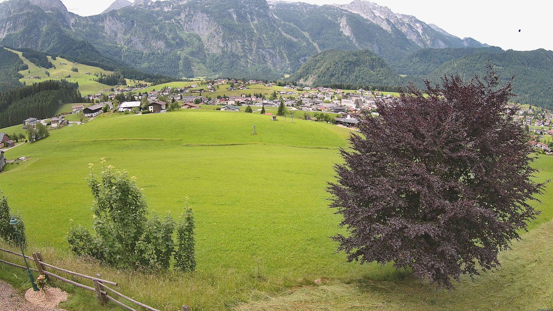 Archiv Foto Webcam Abtenau: Ausblick vom Gasthaus zur Sonnleitn