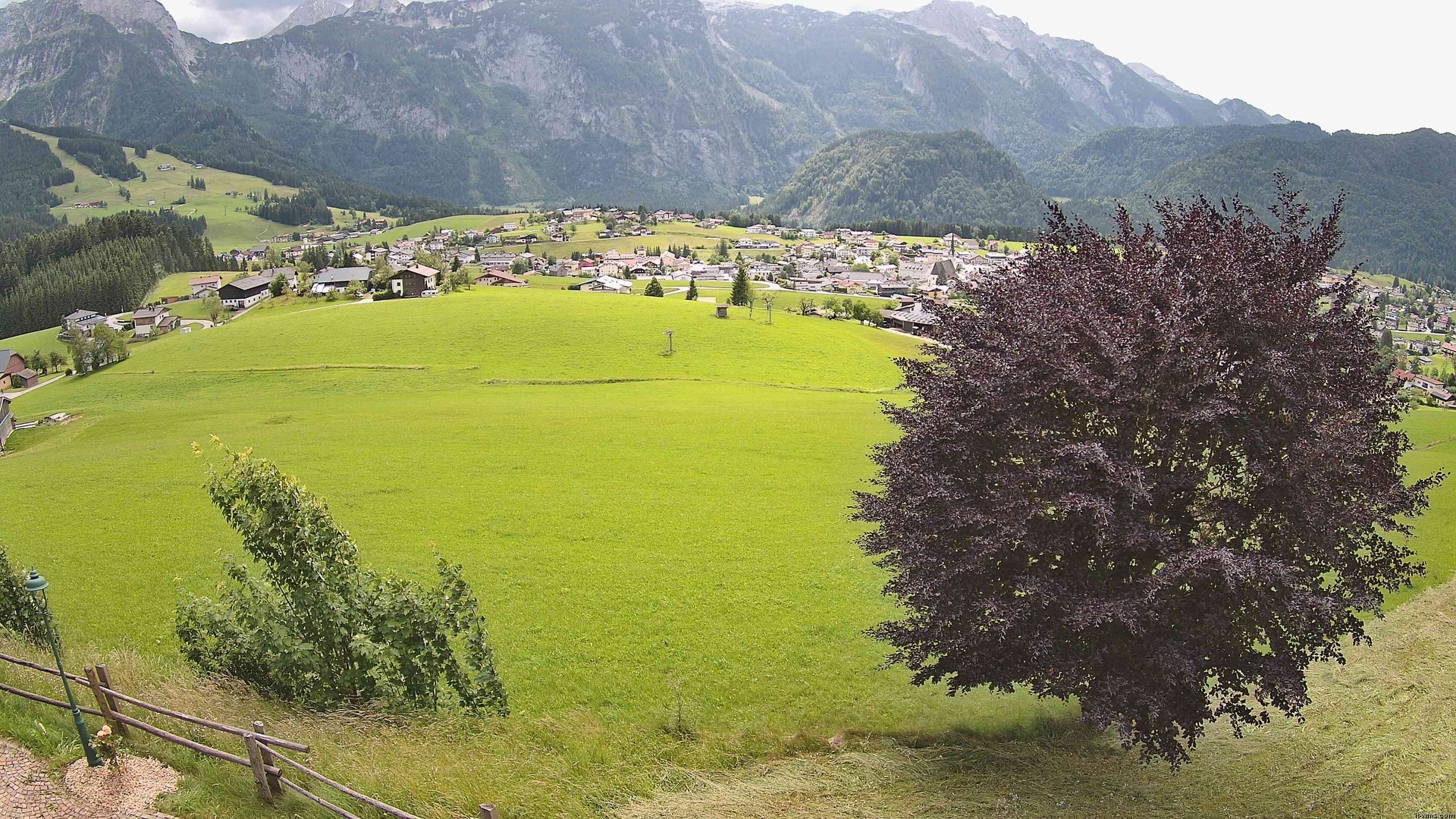Archiv Foto Webcam Abtenau: Ausblick vom Gasthaus zur Sonnleitn