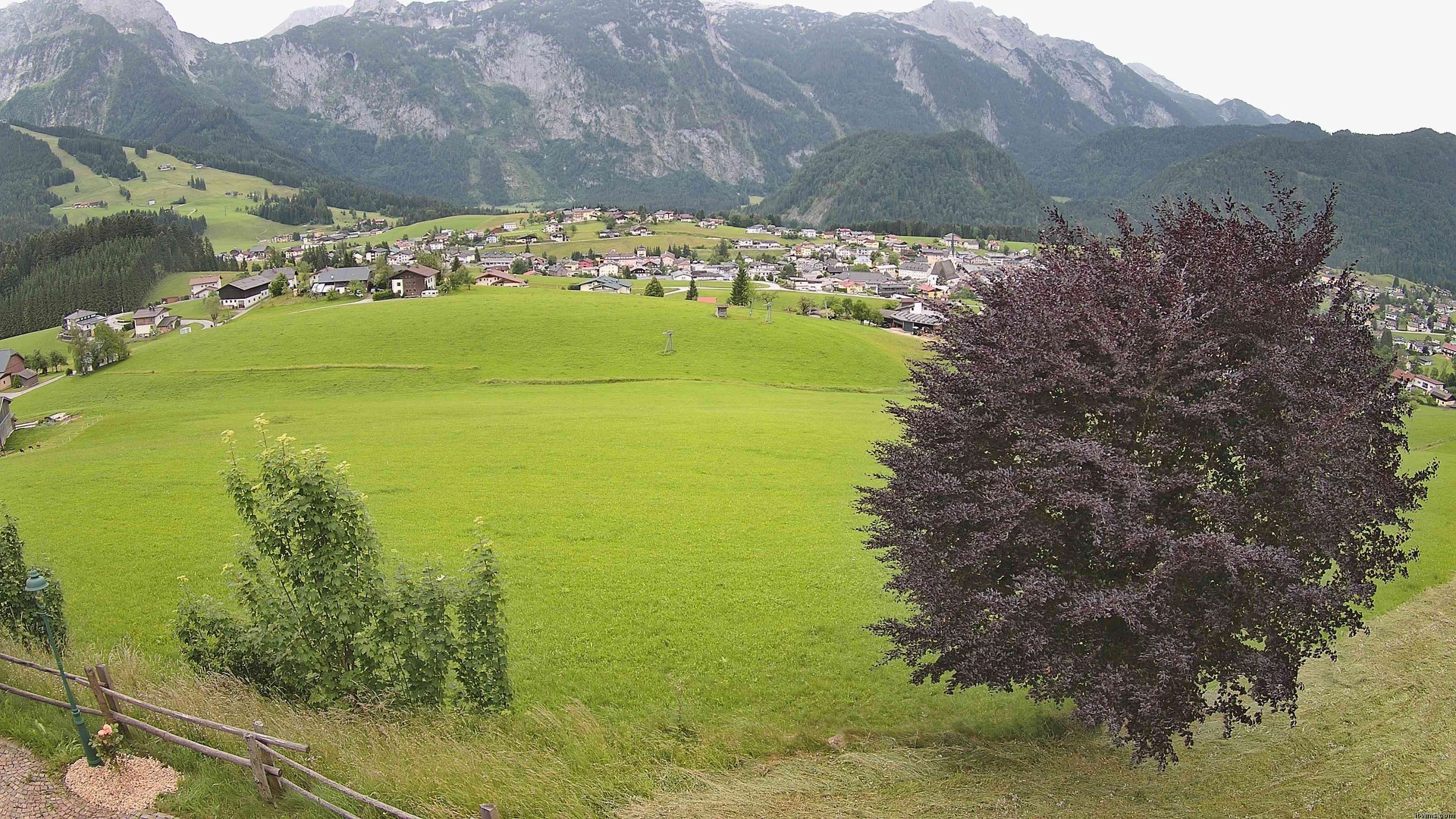 Archiv Foto Webcam Abtenau: Ausblick vom Gasthaus zur Sonnleitn
