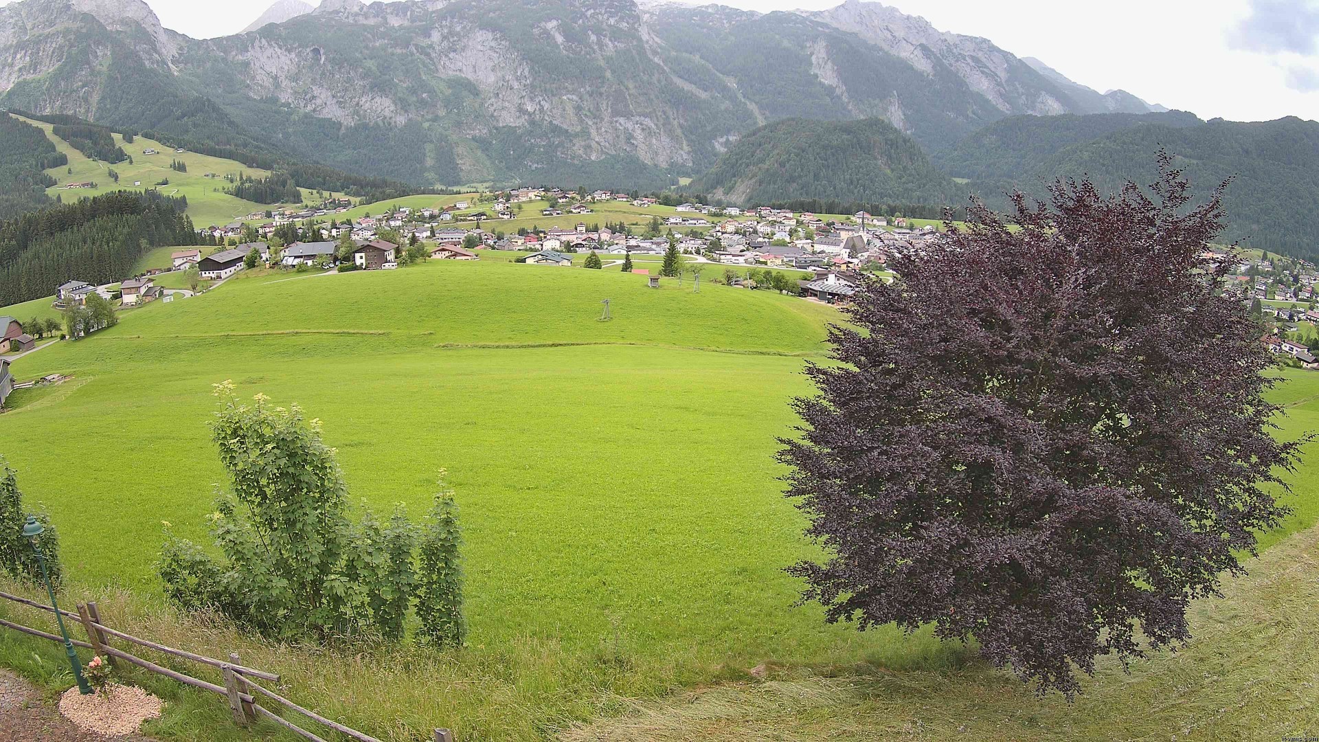 Archiv Foto Webcam Abtenau: Ausblick vom Gasthaus zur Sonnleitn