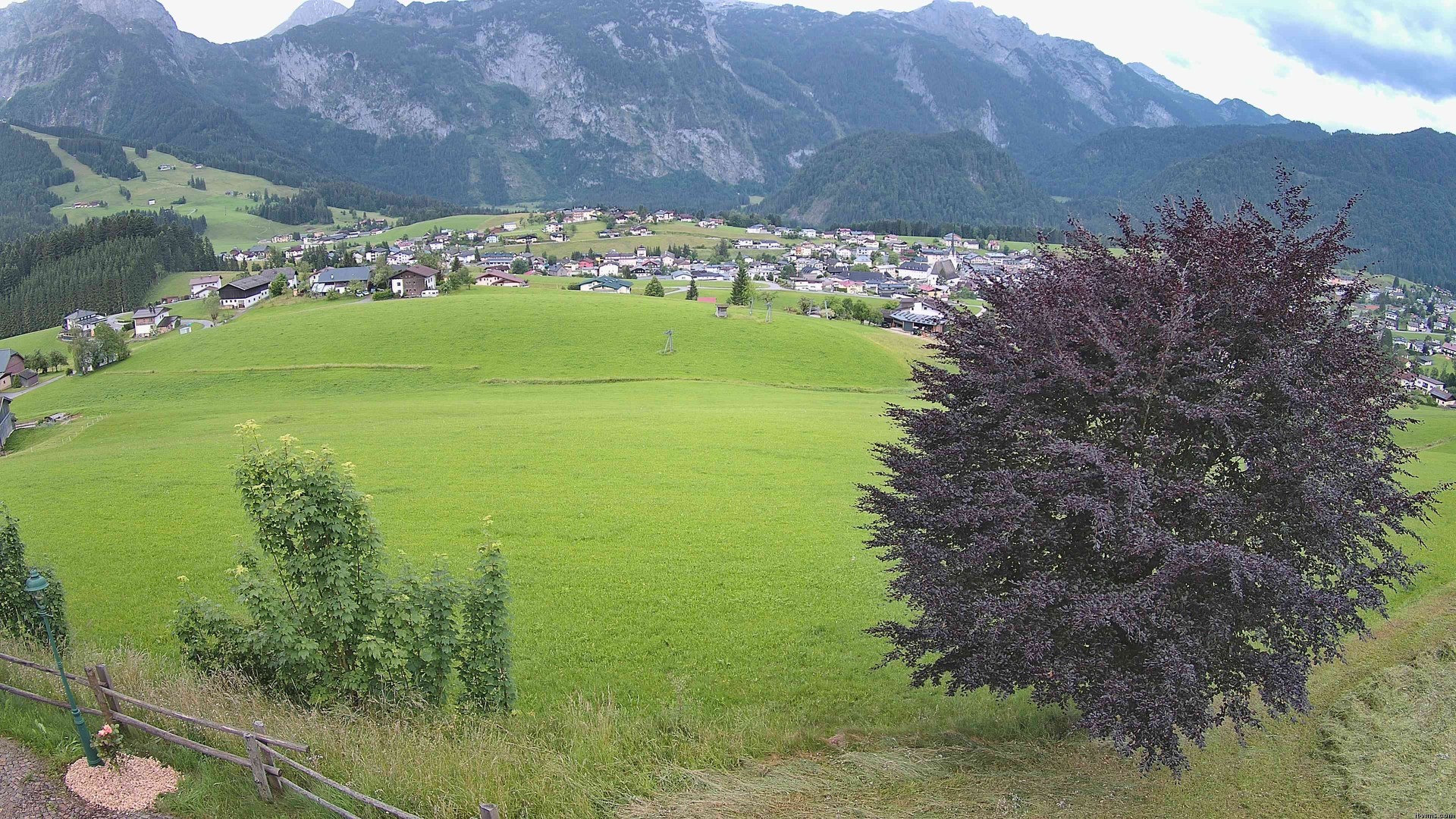 Archiv Foto Webcam Abtenau: Ausblick vom Gasthaus zur Sonnleitn