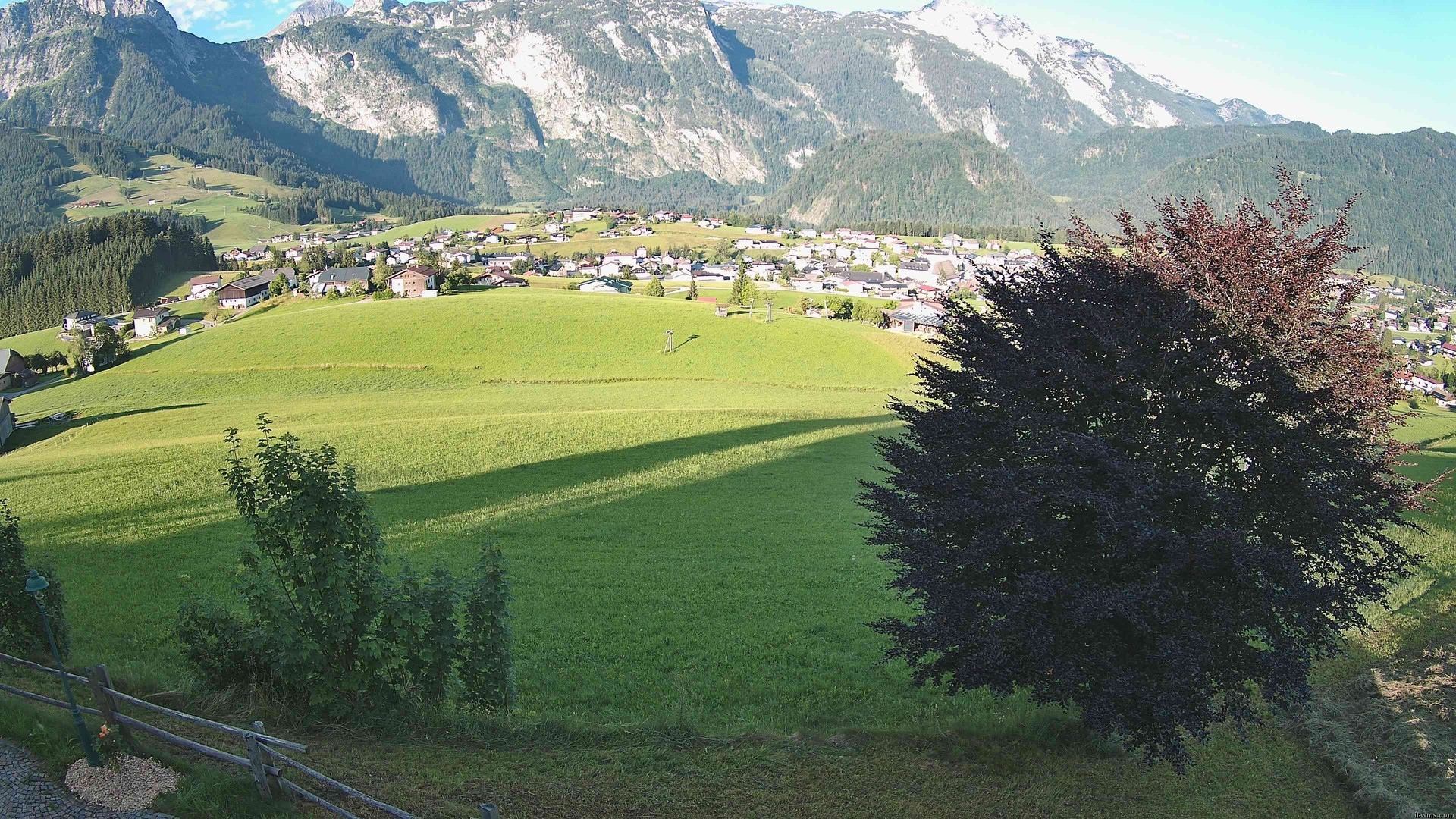 Archiv Foto Webcam Abtenau: Ausblick vom Gasthaus zur Sonnleitn