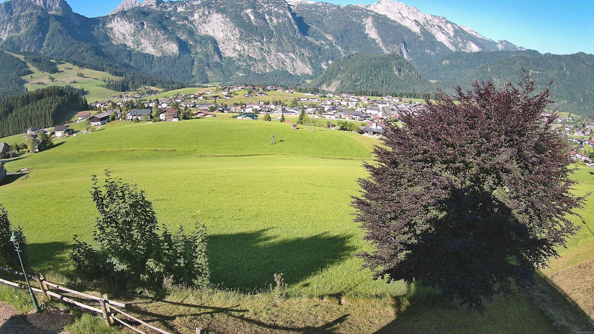 Archiv Foto Webcam Abtenau: Ausblick vom Gasthaus zur Sonnleitn
