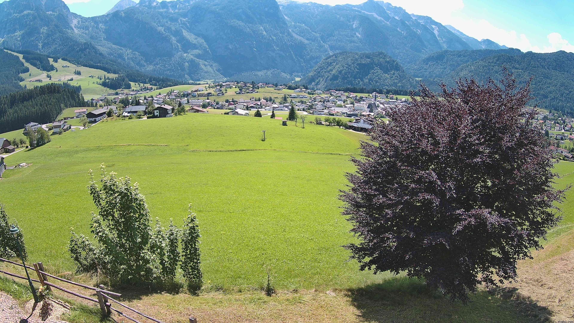 Archived image Webcam Abtenau: View from Guest House Sonnleitn