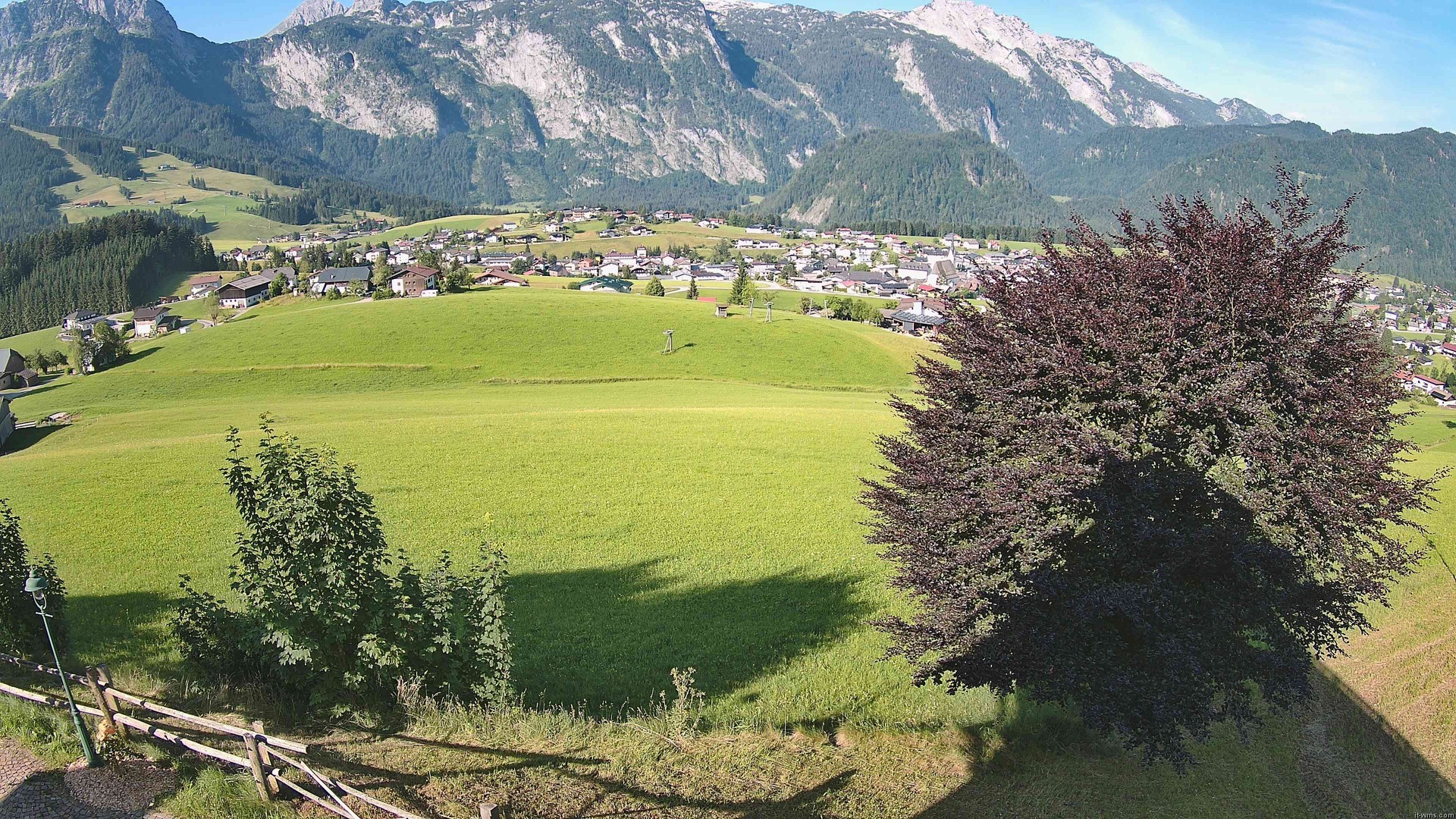 Archiv Foto Webcam Abtenau: Ausblick vom Gasthaus zur Sonnleitn