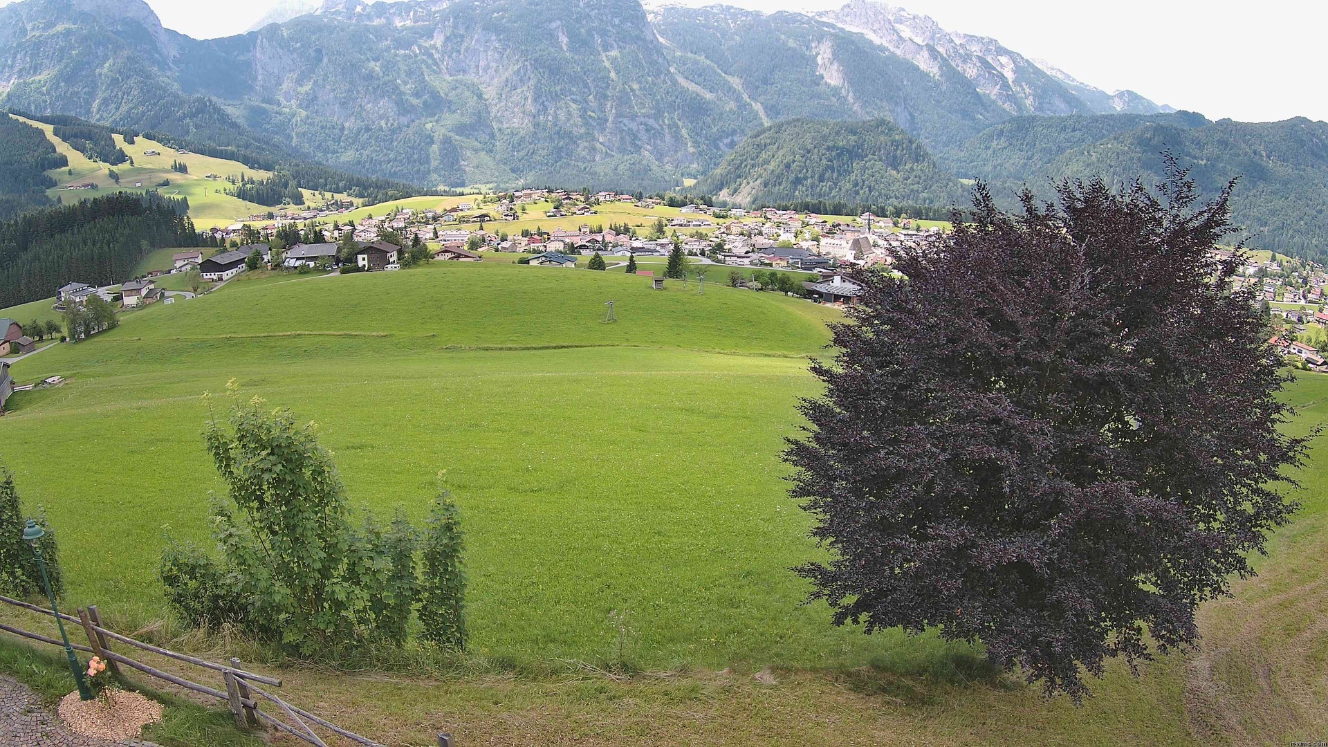 Archiv Foto Webcam Abtenau: Ausblick vom Gasthaus zur Sonnleitn