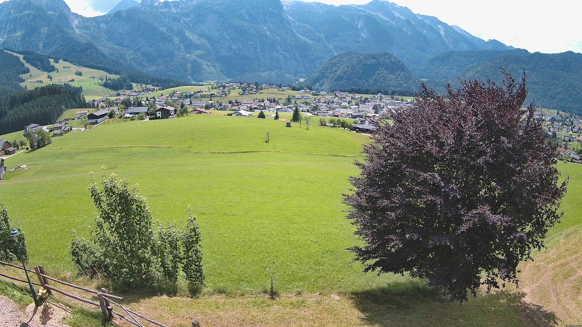 Archiv Foto Webcam Abtenau: Ausblick vom Gasthaus zur Sonnleitn