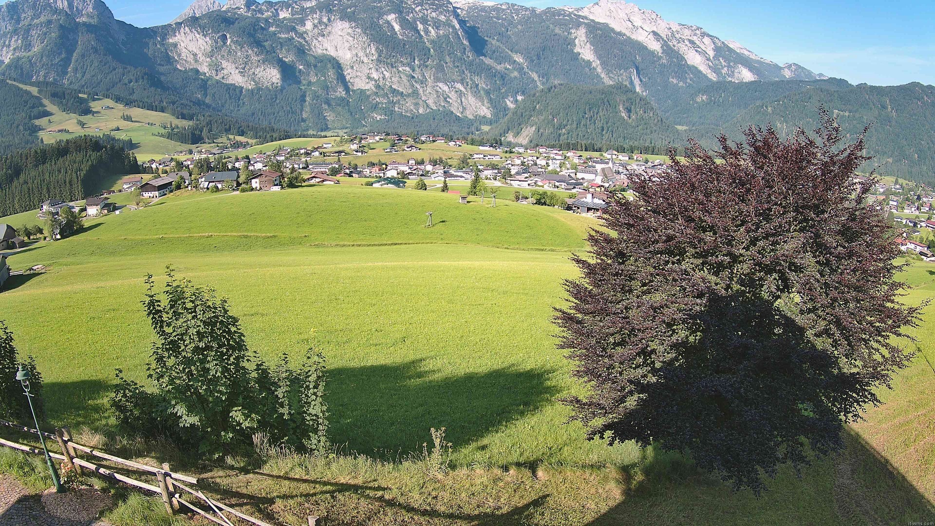 Archiv Foto Webcam Abtenau: Ausblick vom Gasthaus zur Sonnleitn