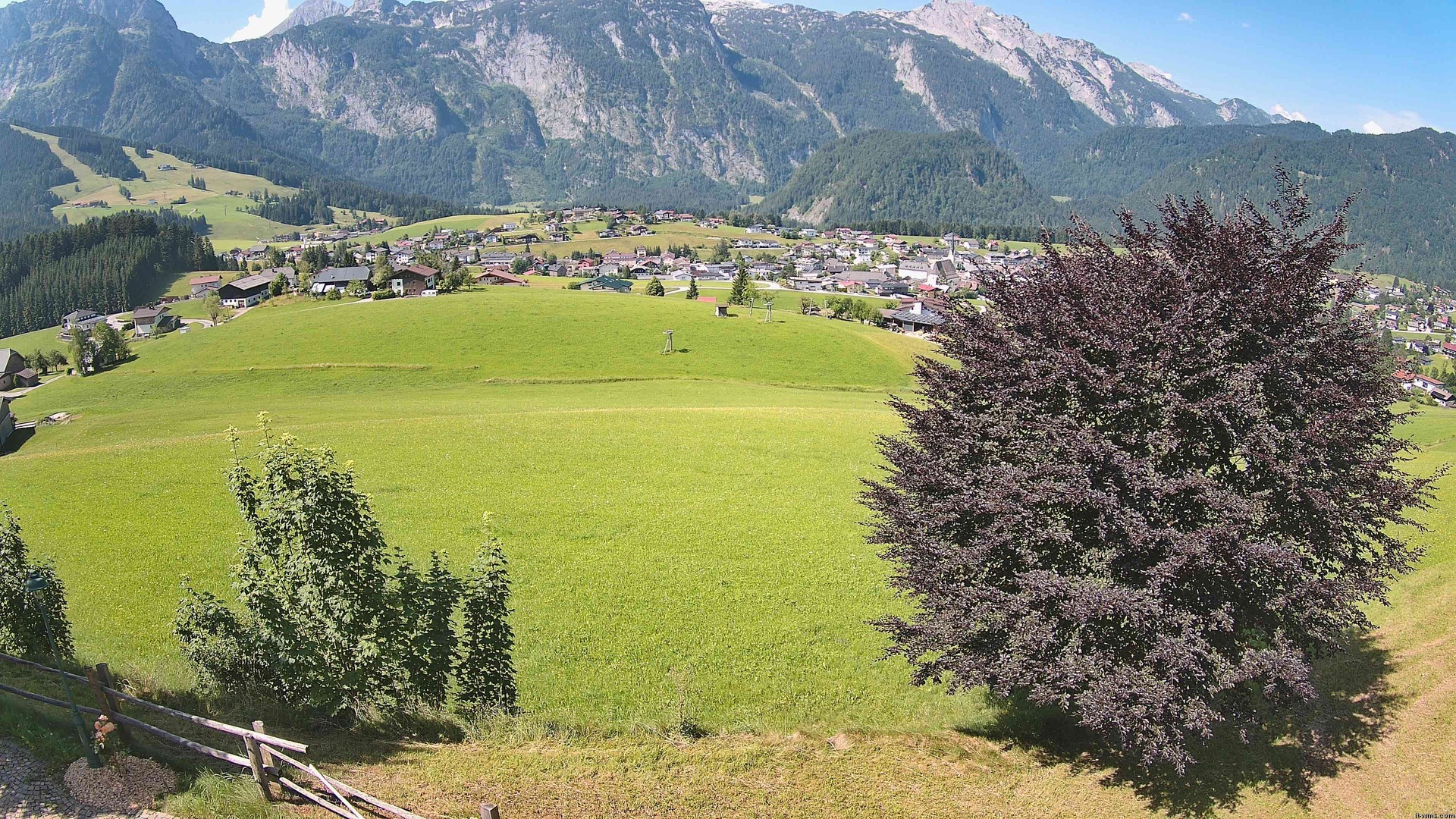 Archiv Foto Webcam Abtenau: Ausblick vom Gasthaus zur Sonnleitn