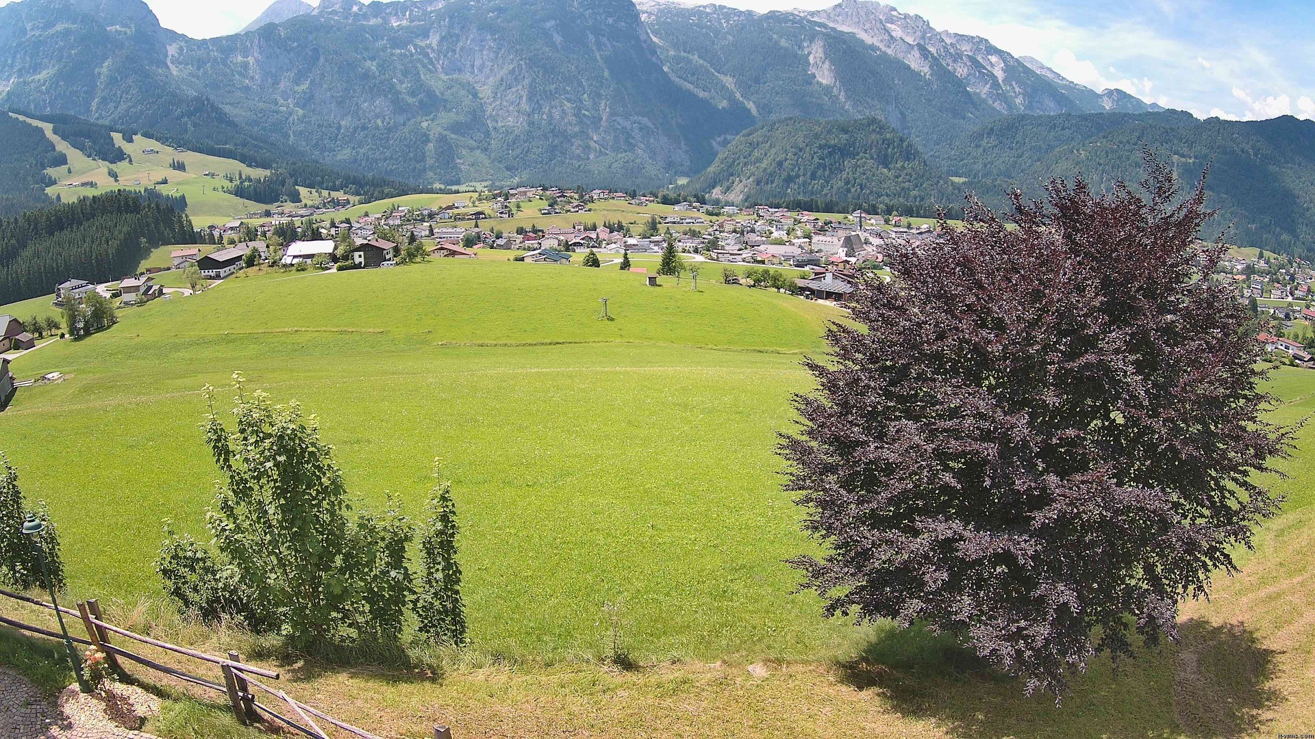 Archiv Foto Webcam Abtenau: Ausblick vom Gasthaus zur Sonnleitn
