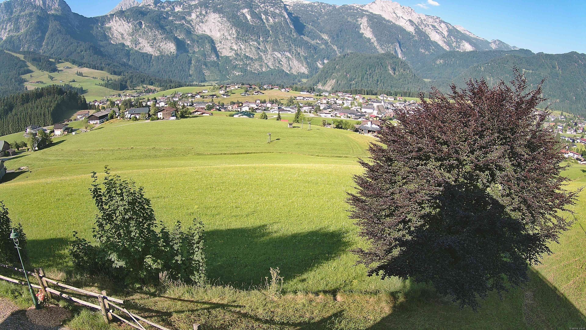 Archiv Foto Webcam Abtenau: Ausblick vom Gasthaus zur Sonnleitn