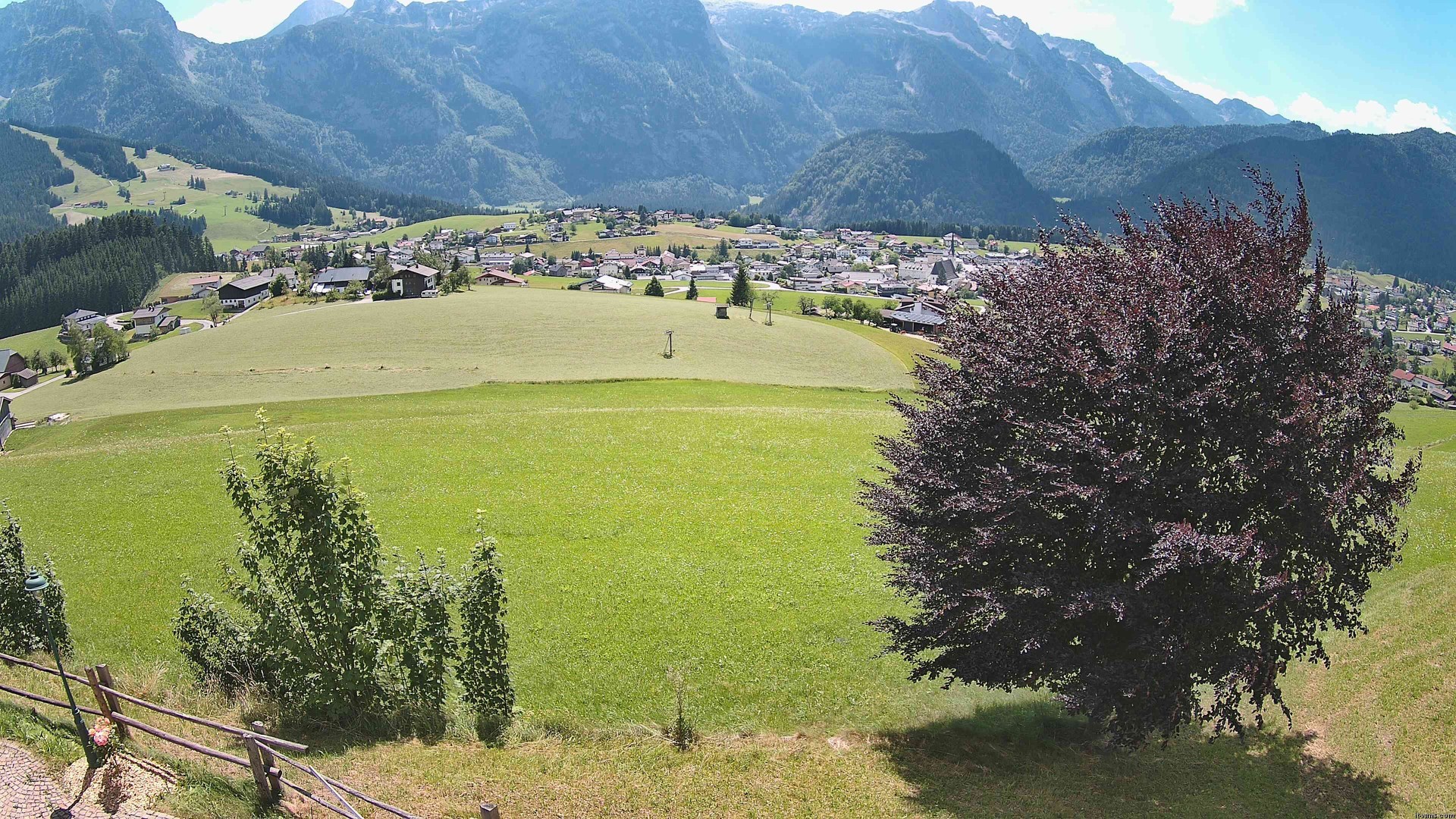 Archiv Foto Webcam Abtenau: Ausblick vom Gasthaus zur Sonnleitn