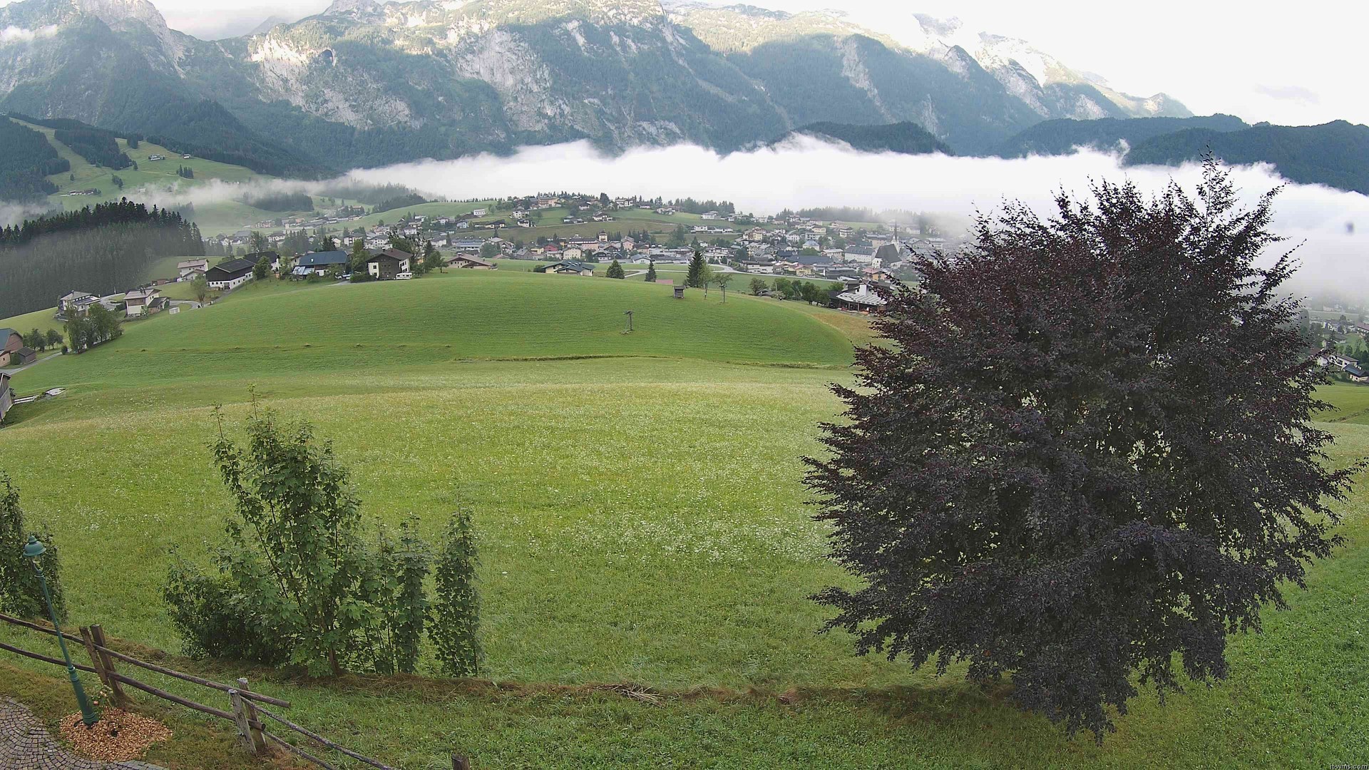 Archiv Foto Webcam Abtenau: Ausblick vom Gasthaus zur Sonnleitn