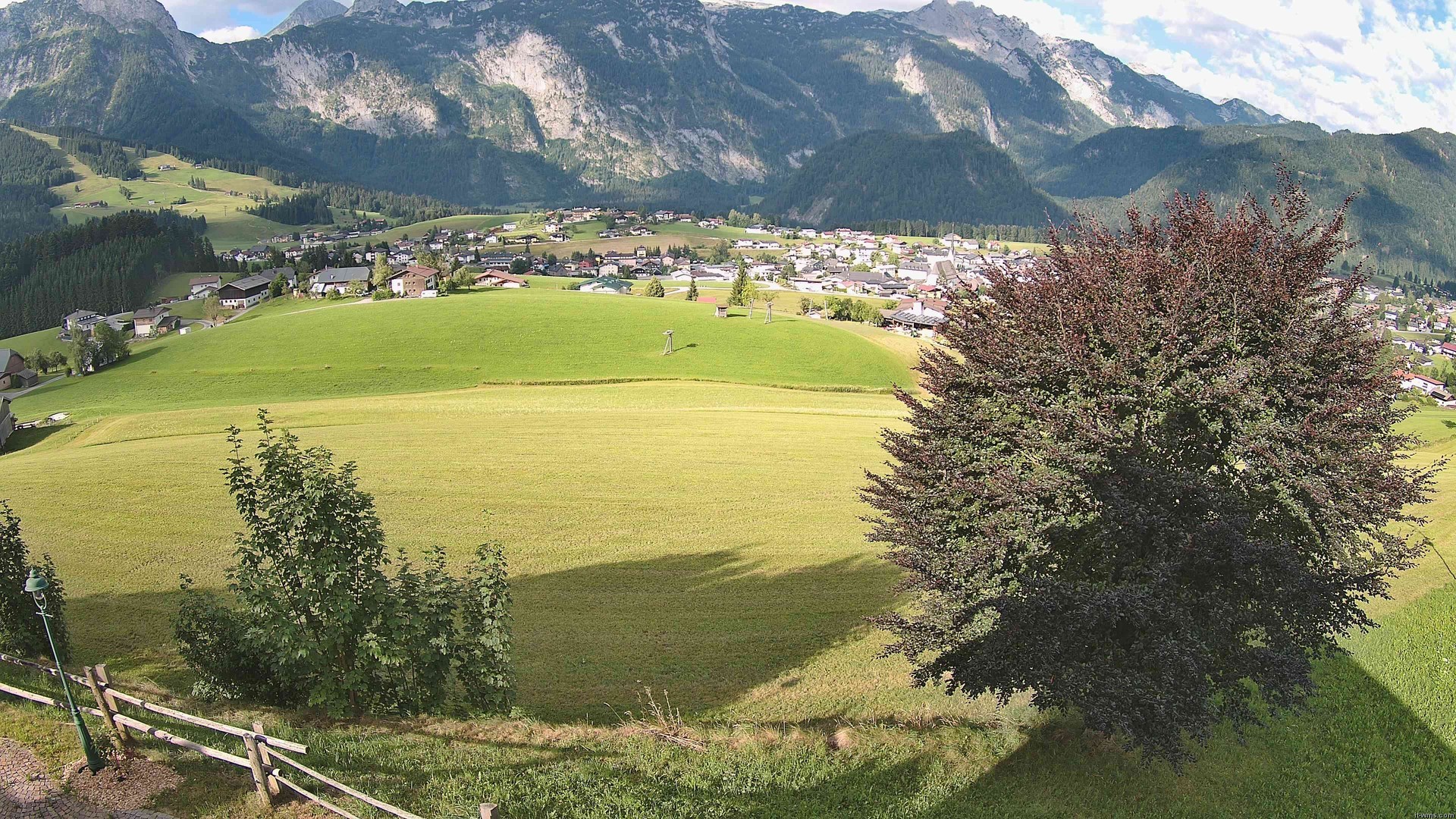 Archived image Webcam Abtenau: View from Guest House Sonnleitn