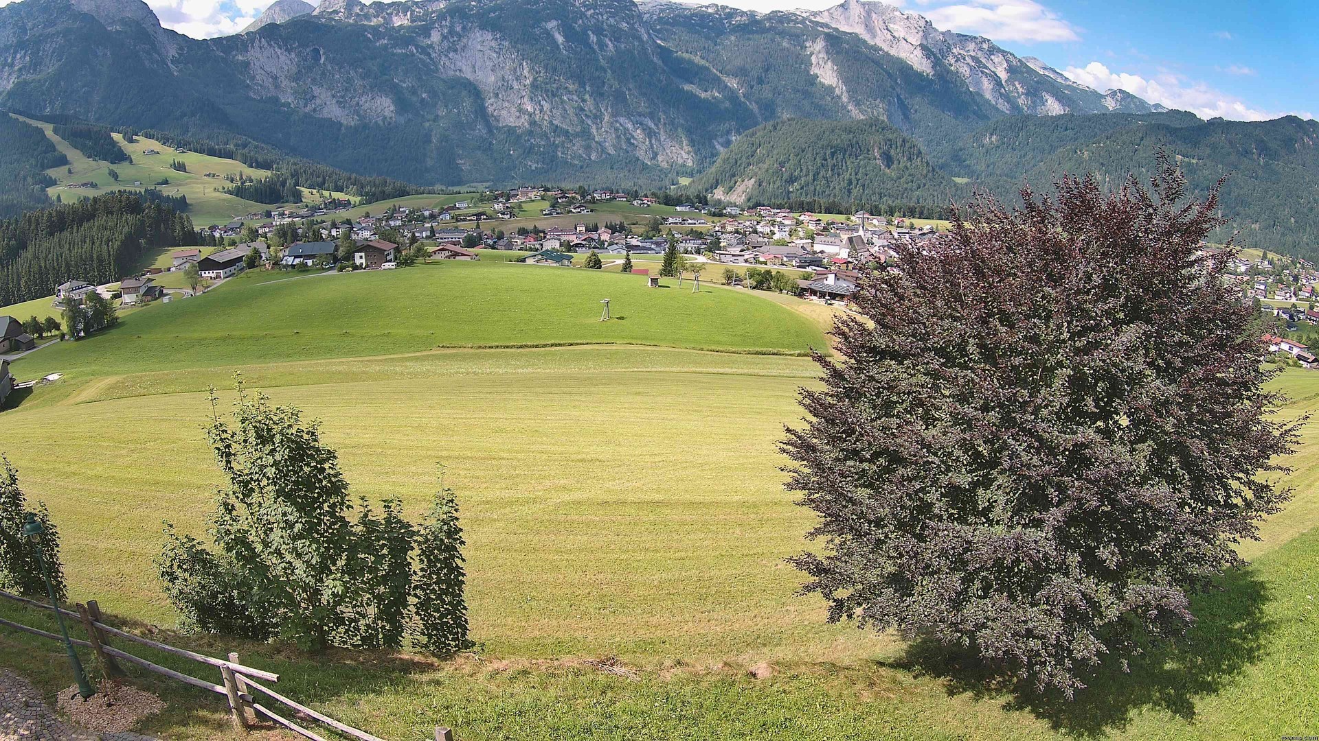 Archived image Webcam Abtenau: View from Guest House Sonnleitn
