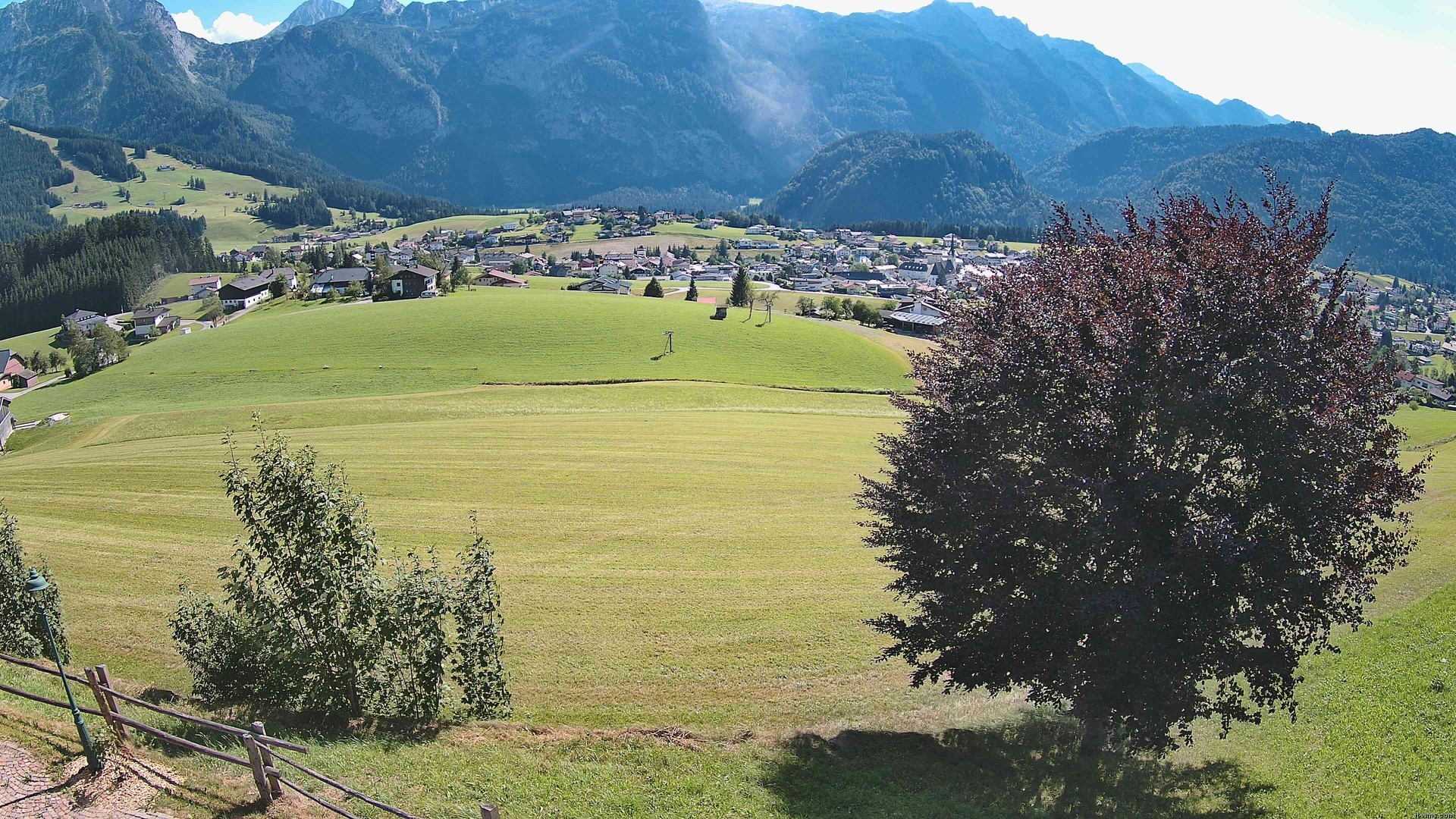 Archived image Webcam Abtenau: View from Guest House Sonnleitn