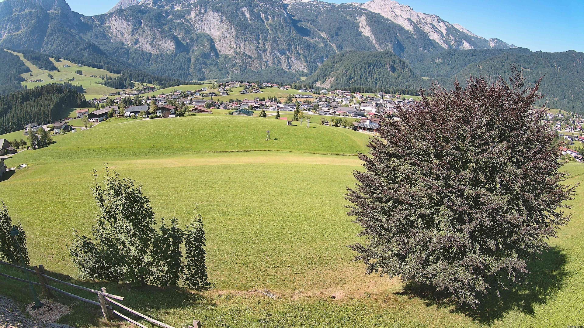 Archiv Foto Webcam Abtenau: Ausblick vom Gasthaus zur Sonnleitn