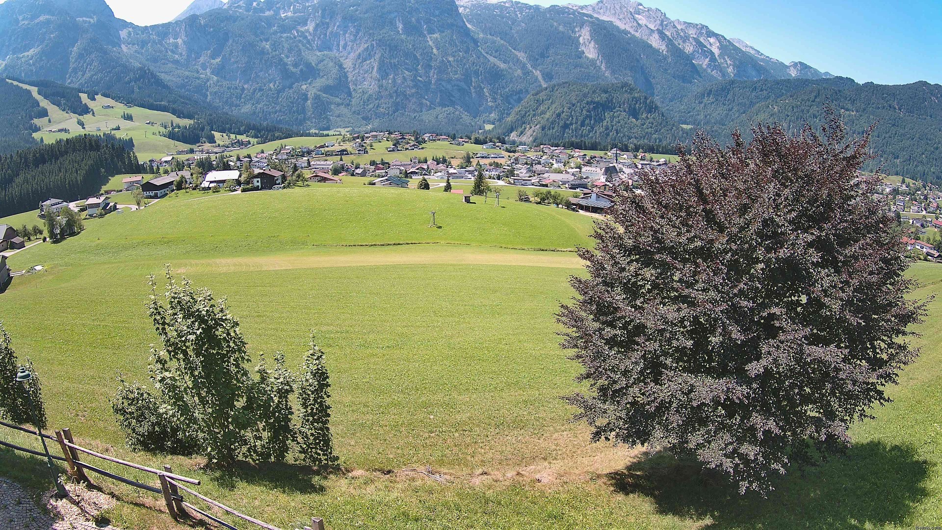 Archiv Foto Webcam Abtenau: Ausblick vom Gasthaus zur Sonnleitn