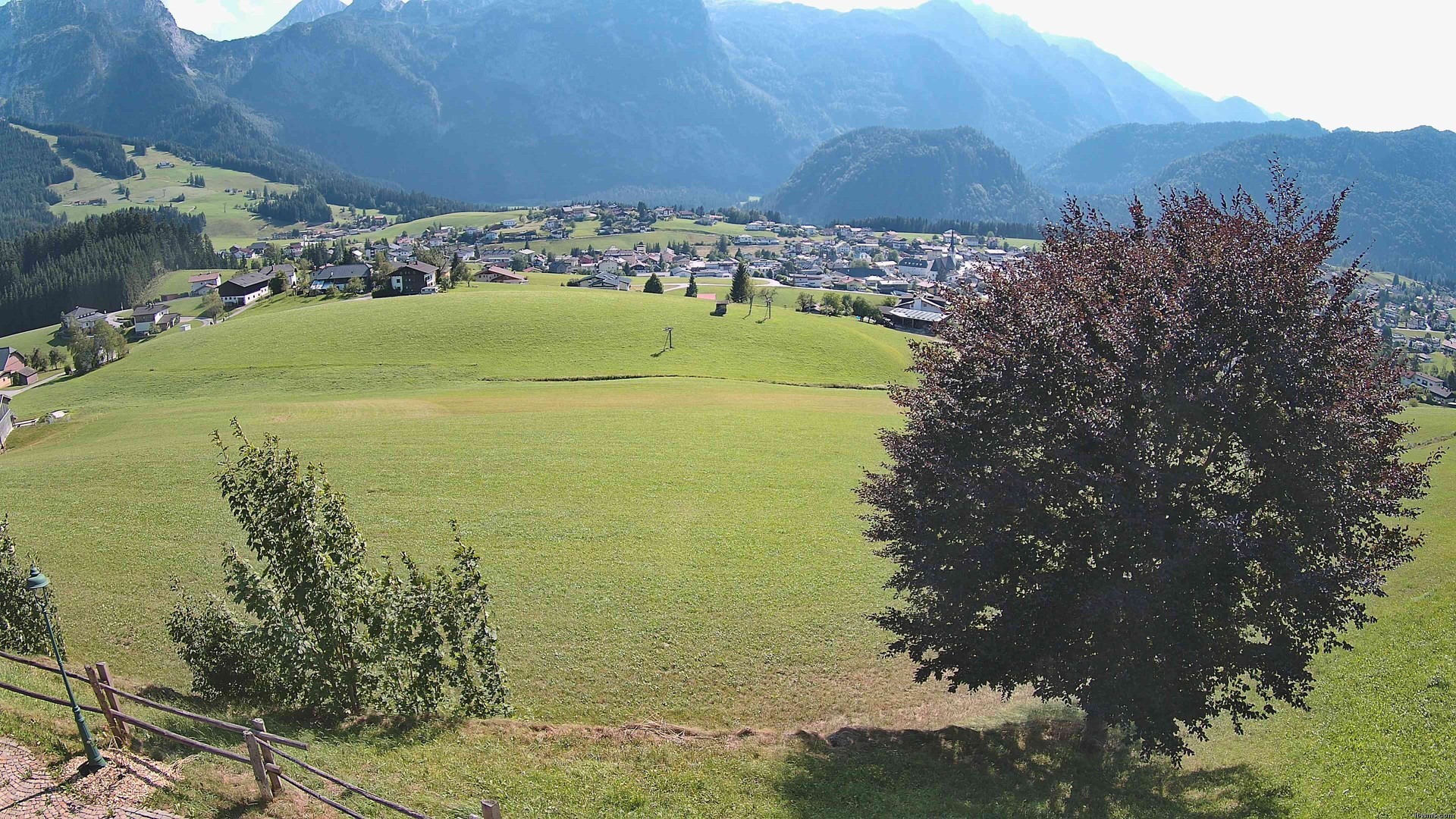 Archiv Foto Webcam Abtenau: Ausblick vom Gasthaus zur Sonnleitn