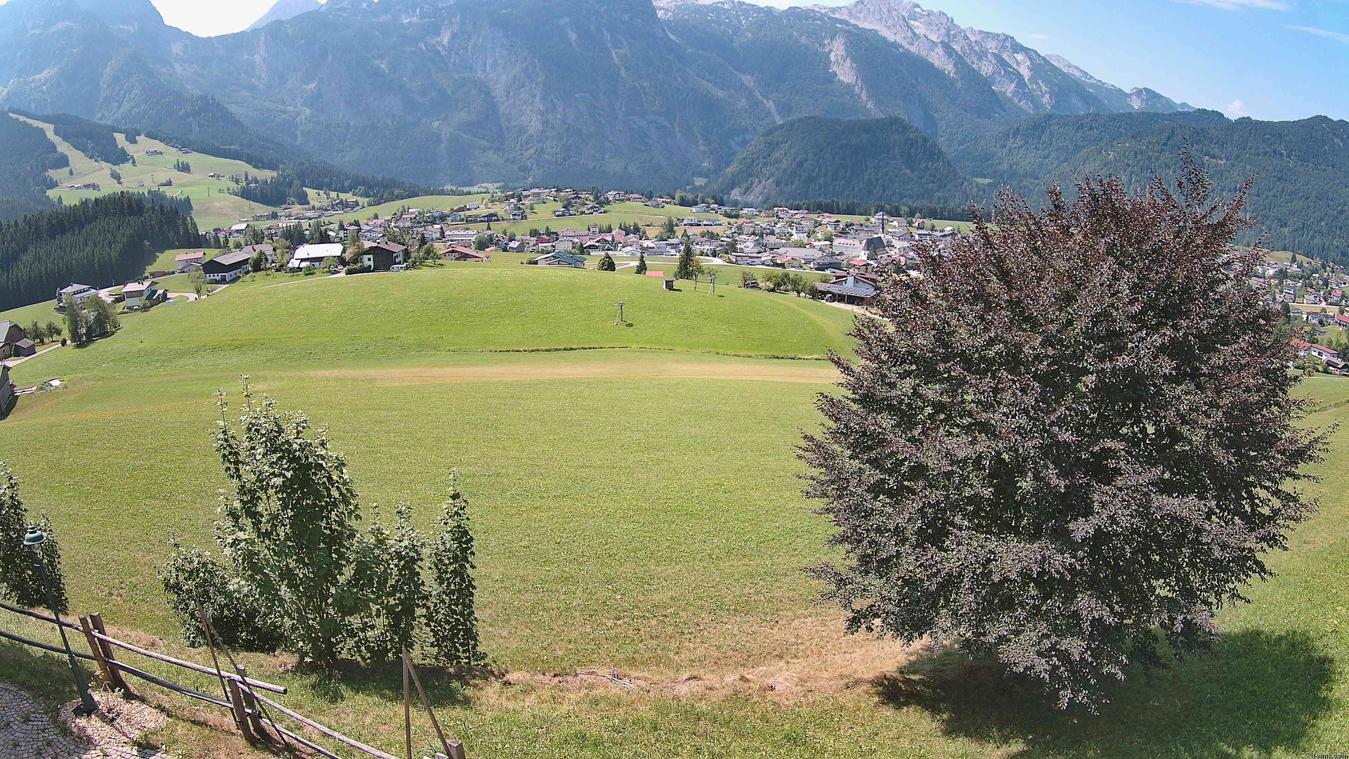 Archiv Foto Webcam Abtenau: Ausblick vom Gasthaus zur Sonnleitn