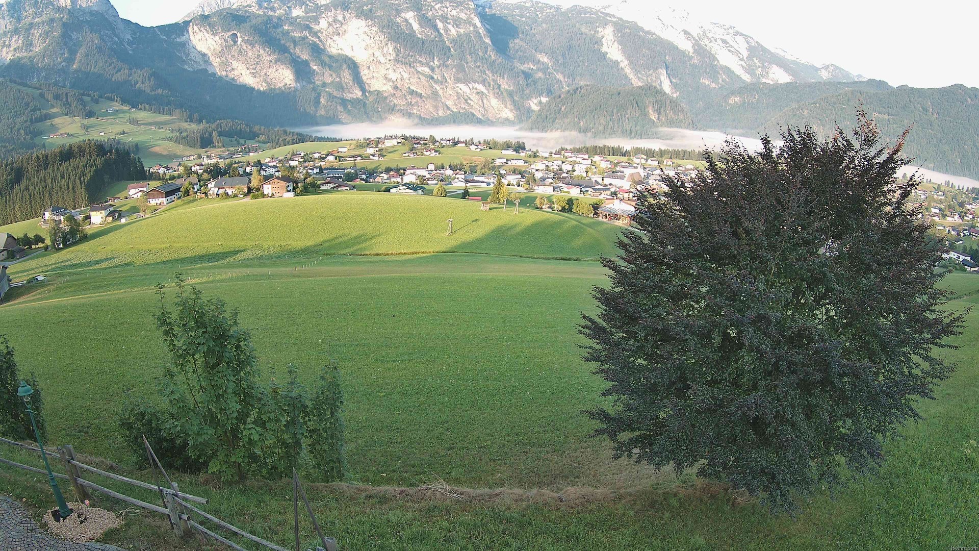 Archiv Foto Webcam Abtenau: Ausblick vom Gasthaus zur Sonnleitn