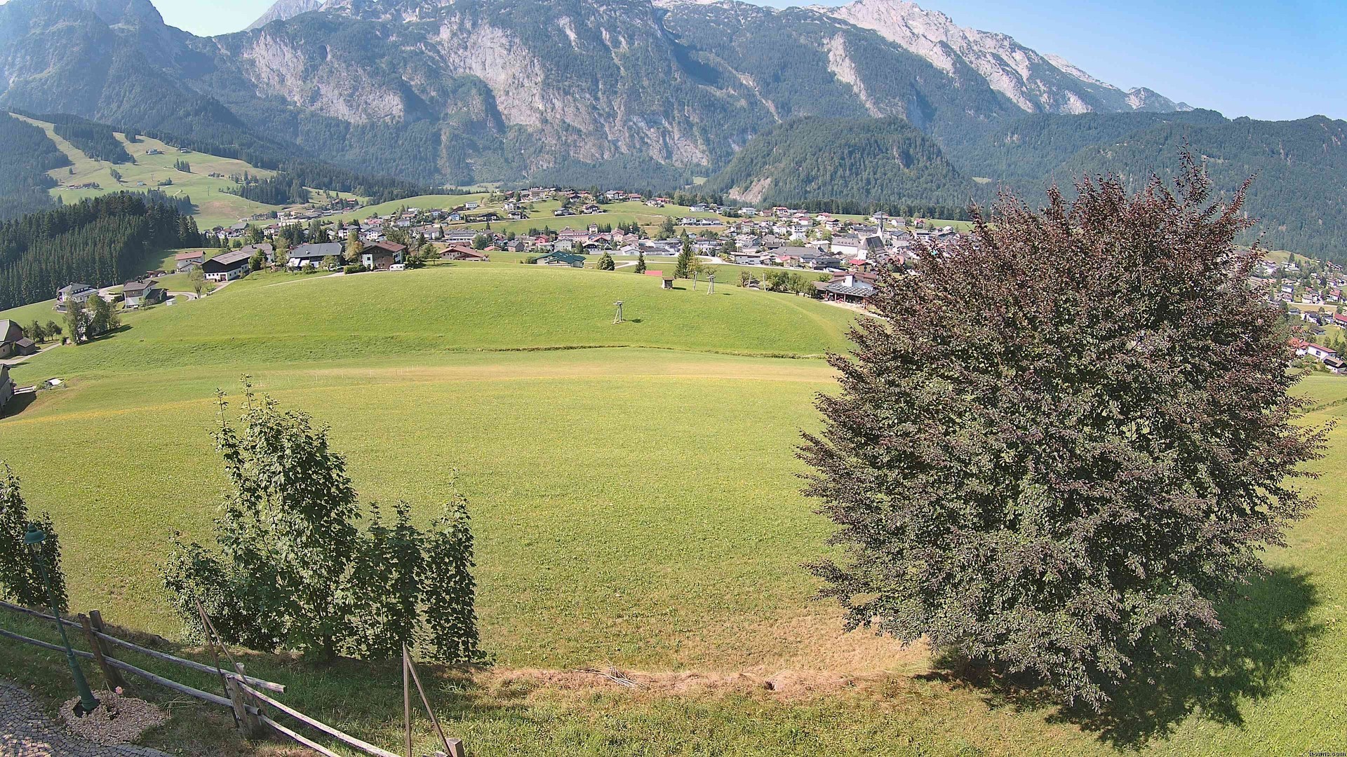 Archiv Foto Webcam Abtenau: Ausblick vom Gasthaus zur Sonnleitn