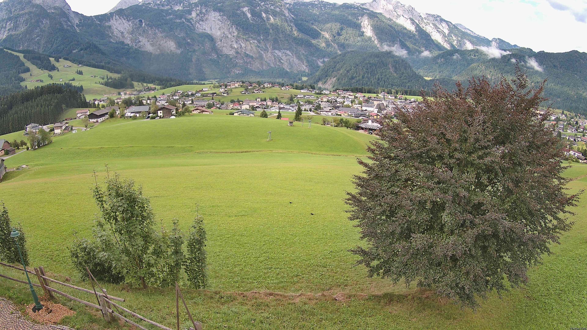 Archiv Foto Webcam Abtenau: Ausblick vom Gasthaus zur Sonnleitn