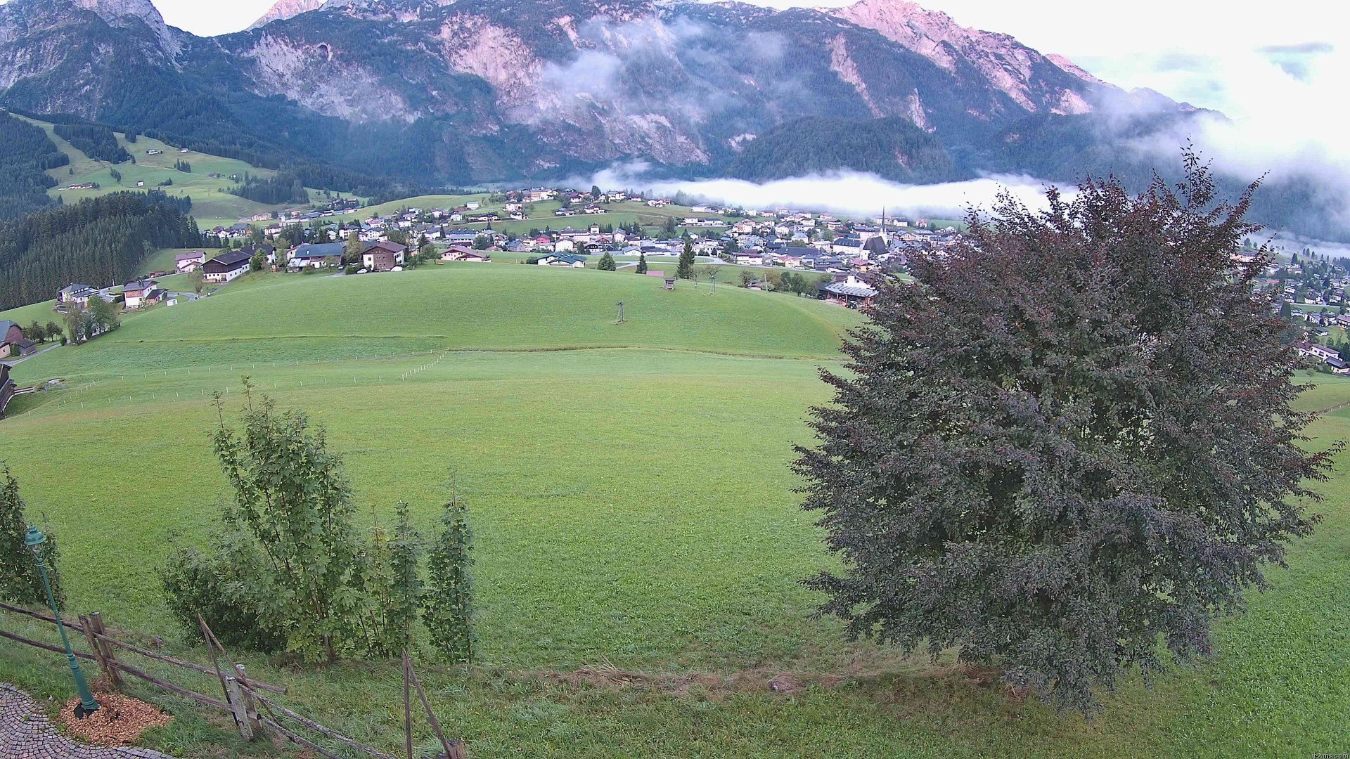 Archiv Foto Webcam Abtenau: Ausblick vom Gasthaus zur Sonnleitn