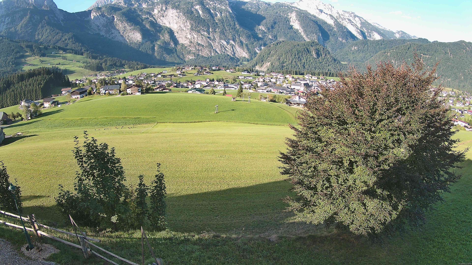 Archiv Foto Webcam Abtenau: Ausblick vom Gasthaus zur Sonnleitn