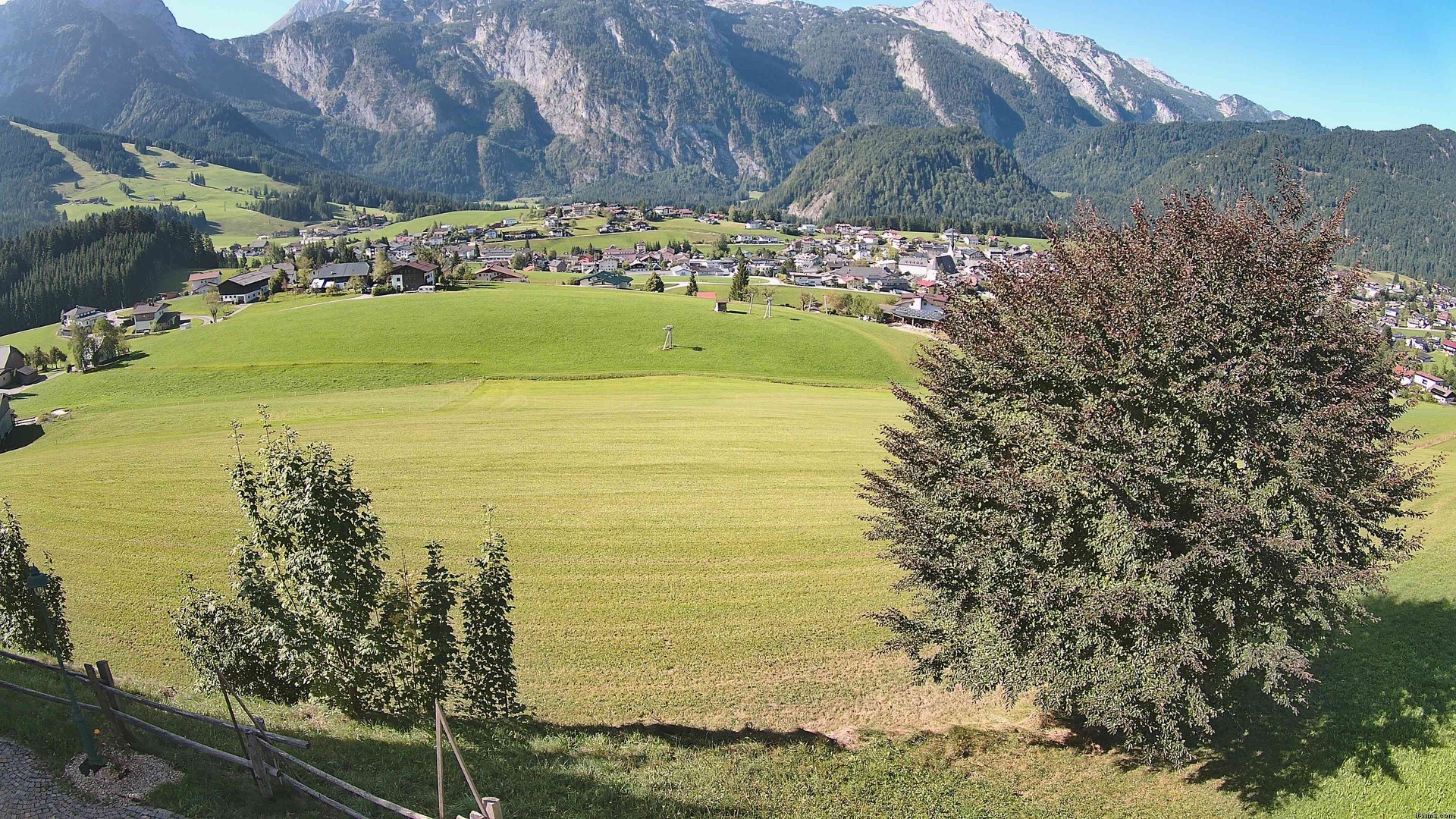Archiv Foto Webcam Abtenau: Ausblick vom Gasthaus zur Sonnleitn