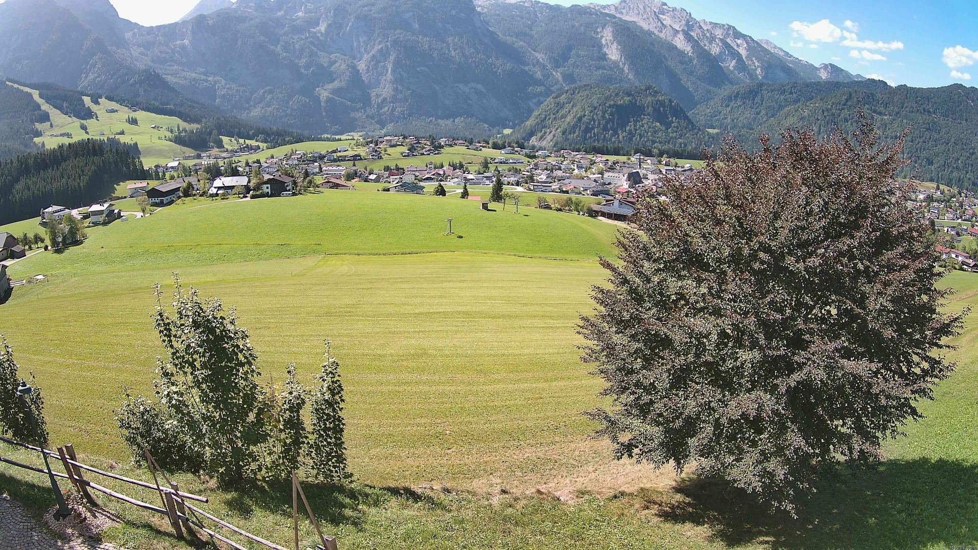 Archiv Foto Webcam Abtenau: Ausblick vom Gasthaus zur Sonnleitn