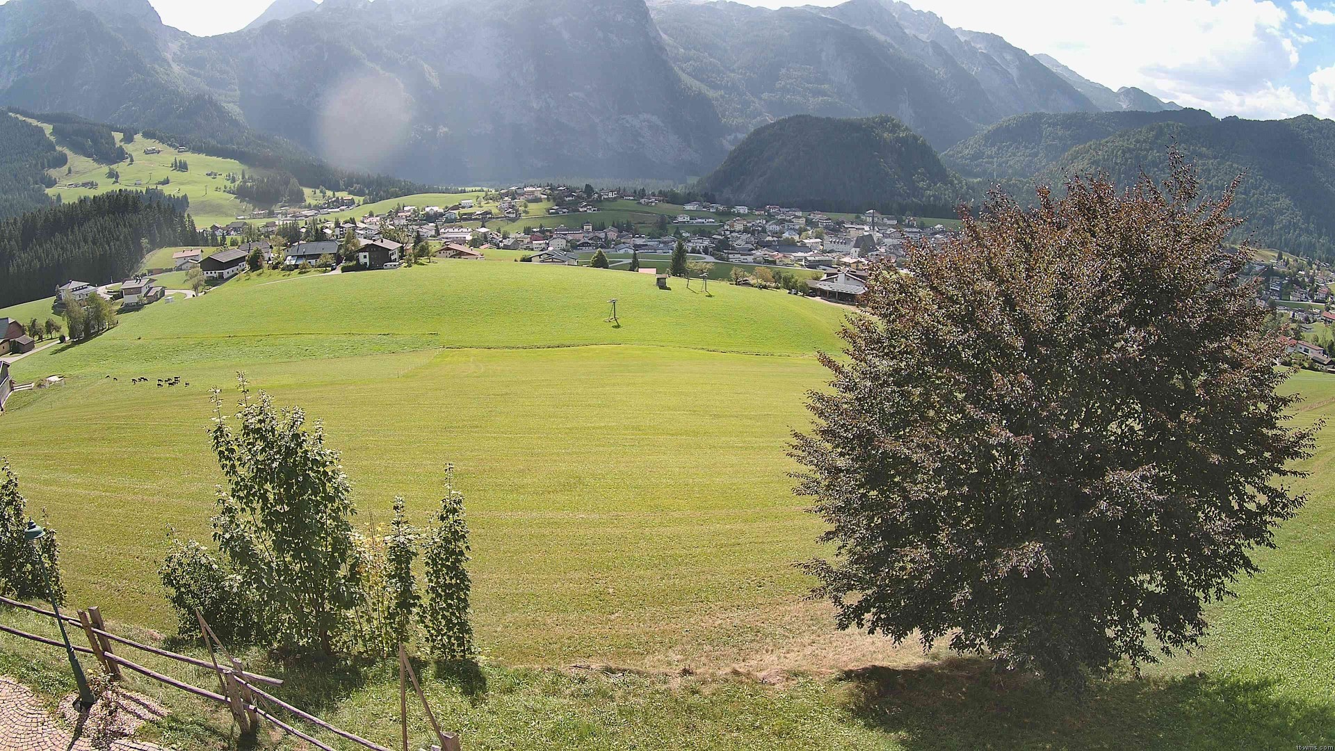 Archiv Foto Webcam Abtenau: Ausblick vom Gasthaus zur Sonnleitn