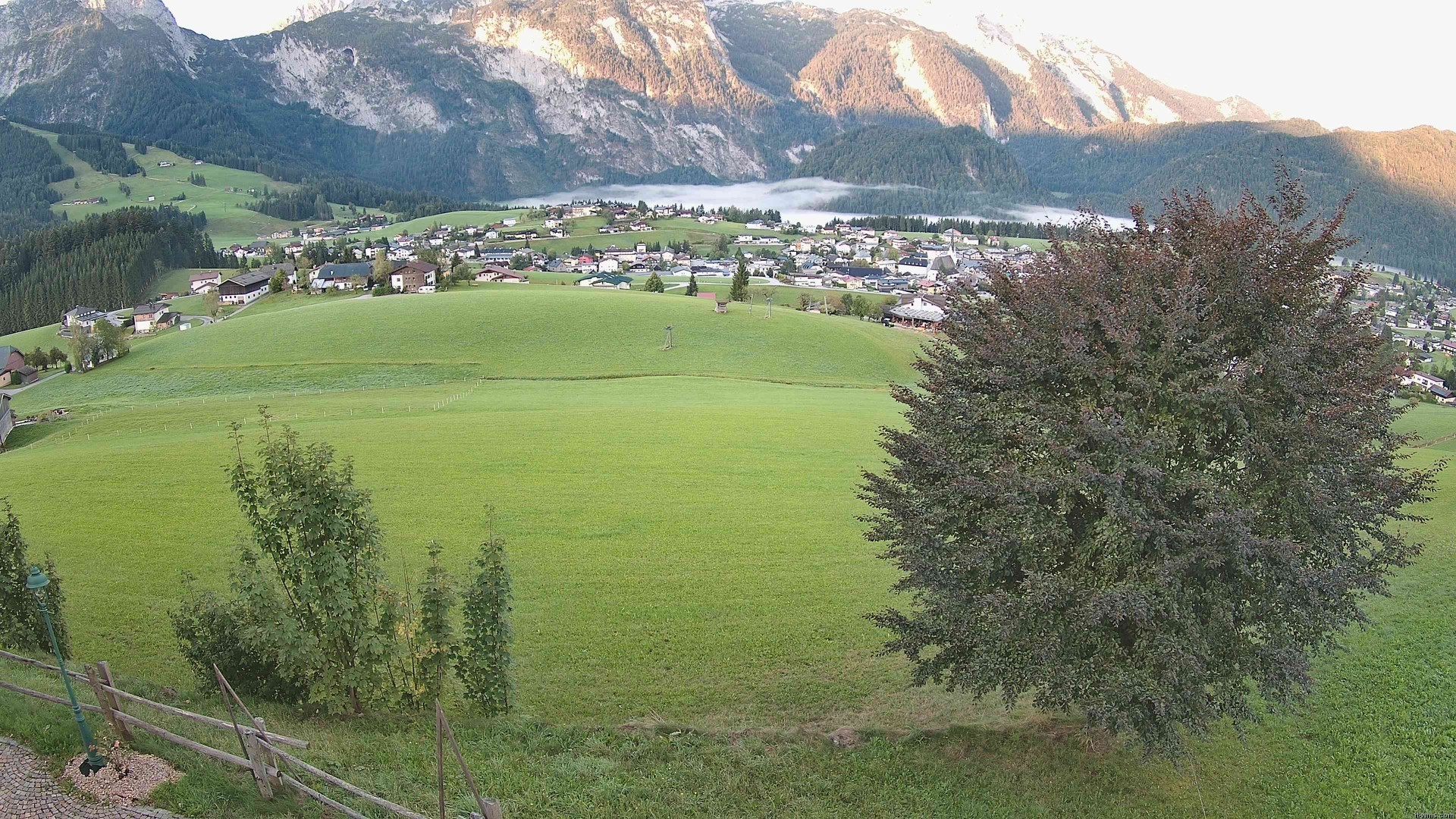 Archiv Foto Webcam Abtenau: Ausblick vom Gasthaus zur Sonnleitn