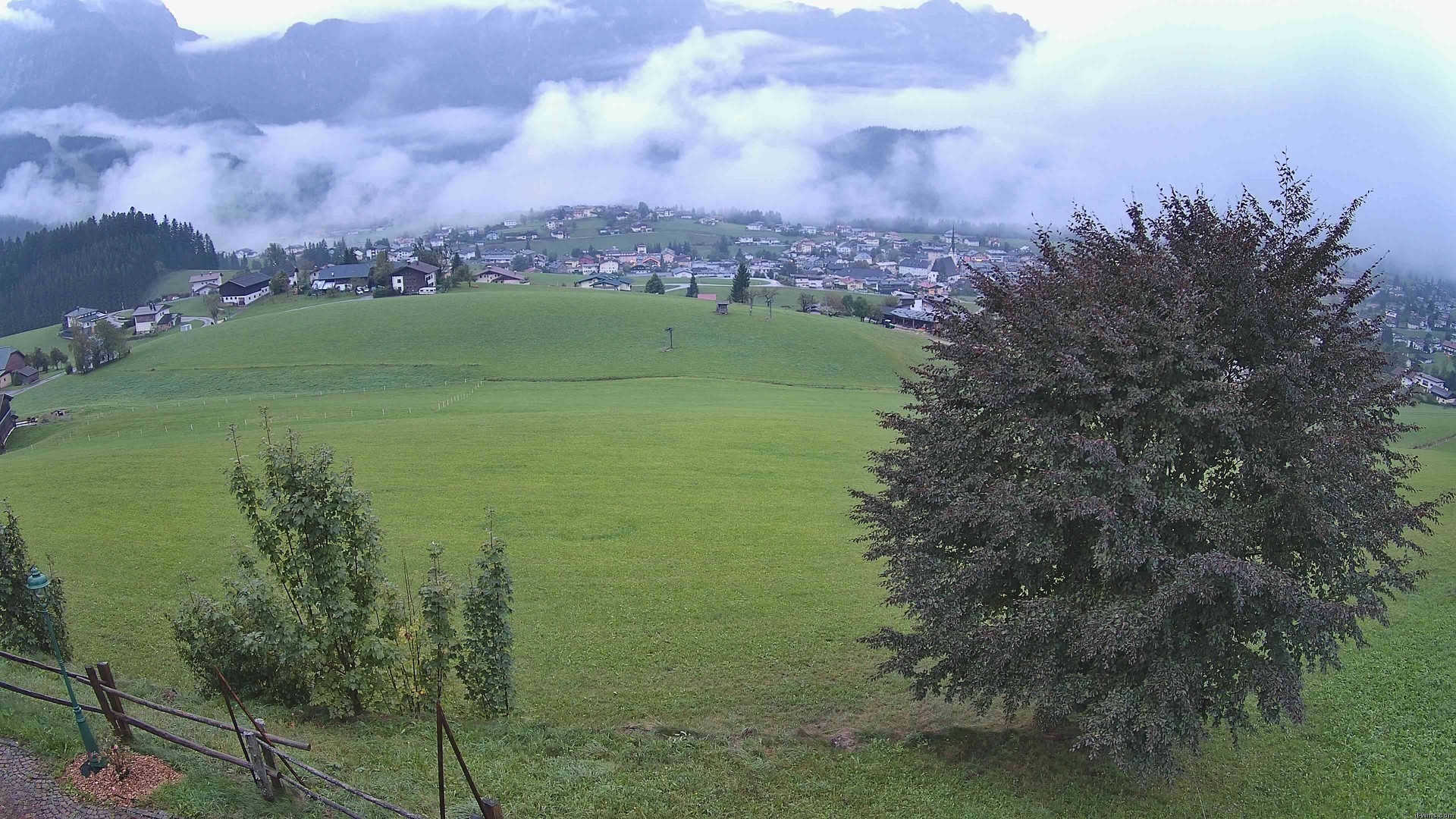 Archiv Foto Webcam Abtenau: Ausblick vom Gasthaus zur Sonnleitn