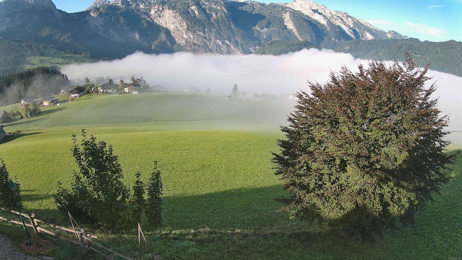 Archiv Foto Webcam Abtenau: Ausblick vom Gasthaus zur Sonnleitn