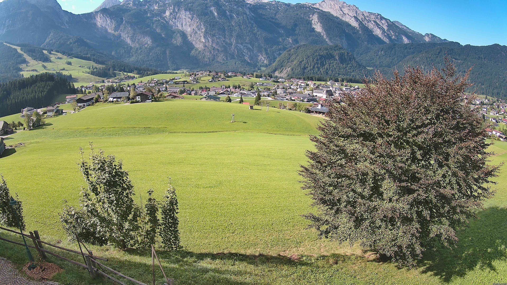 Archiv Foto Webcam Abtenau: Ausblick vom Gasthaus zur Sonnleitn