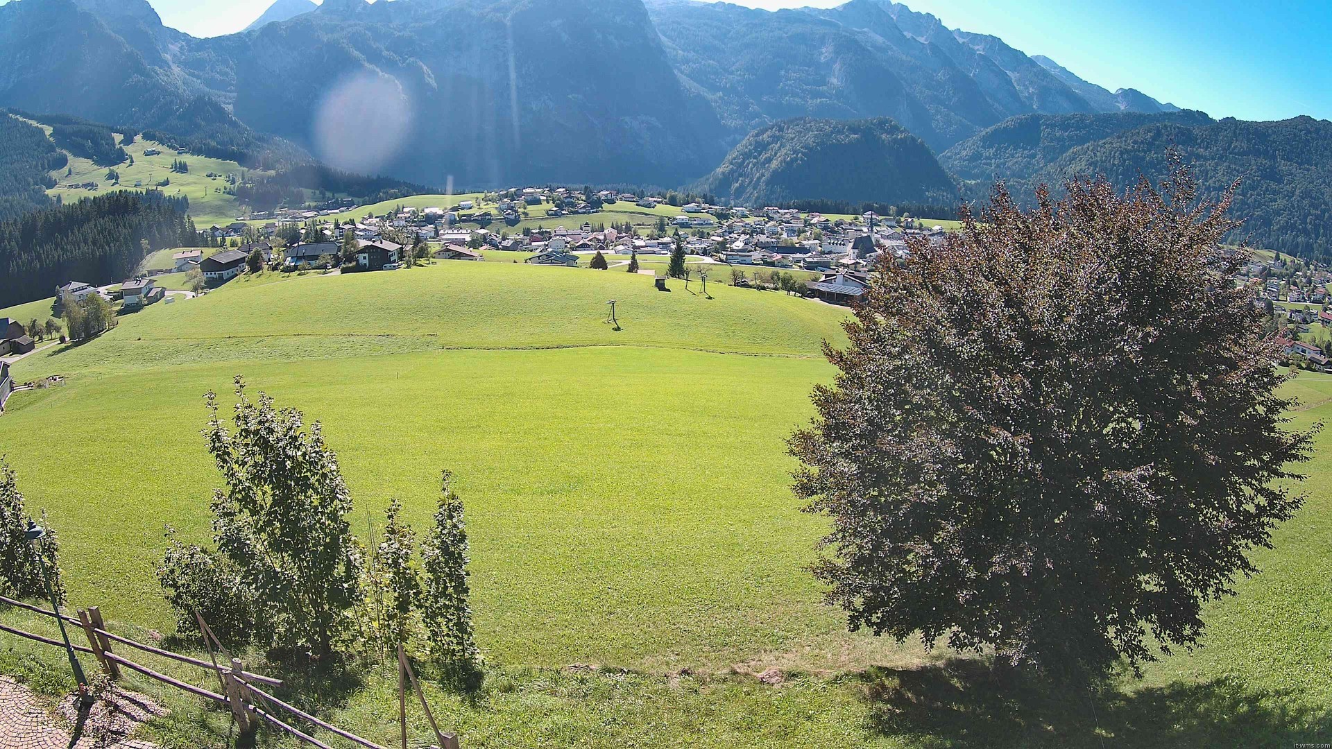 Archiv Foto Webcam Abtenau: Ausblick vom Gasthaus zur Sonnleitn