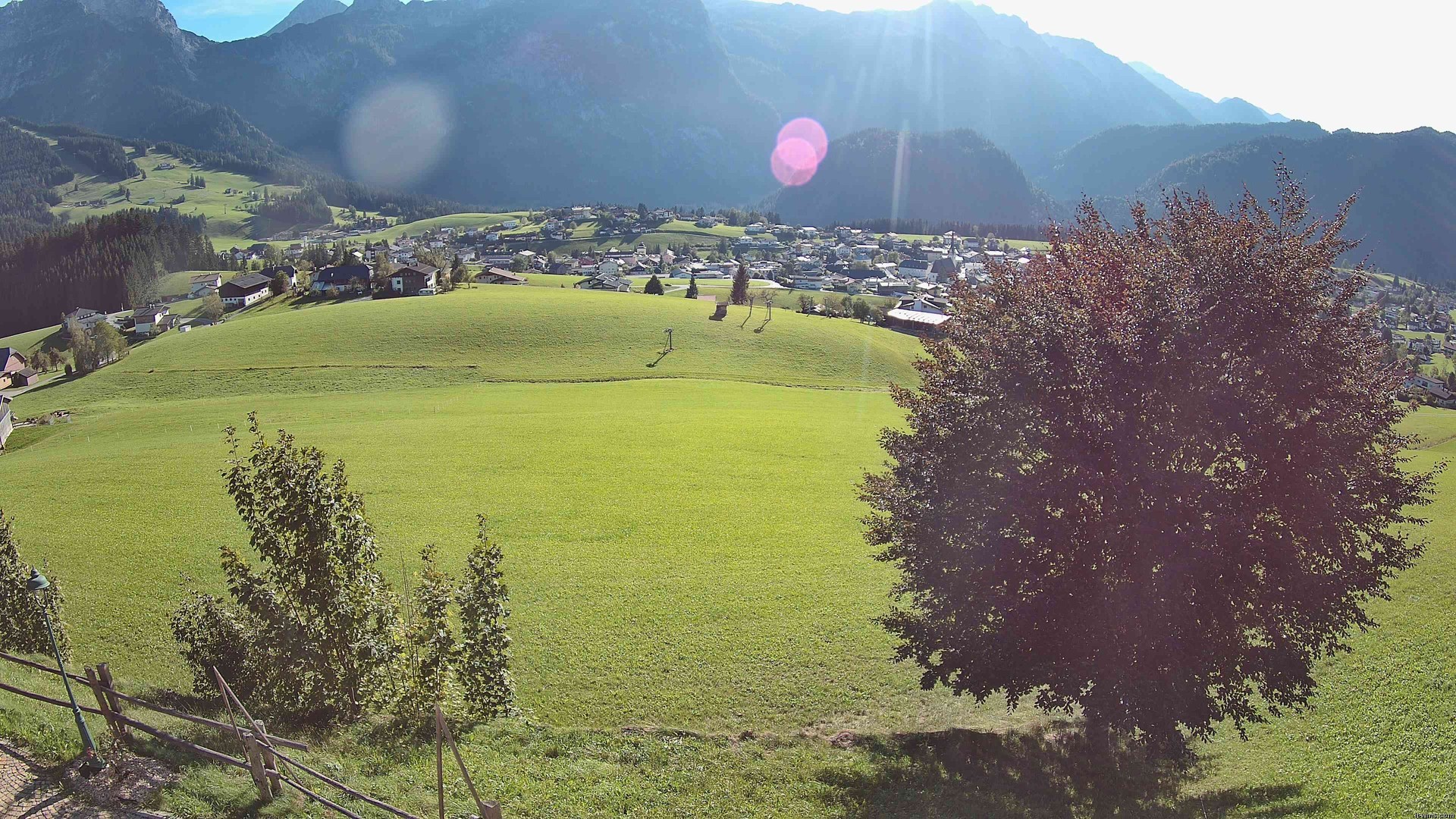 Archiv Foto Webcam Abtenau: Ausblick vom Gasthaus zur Sonnleitn