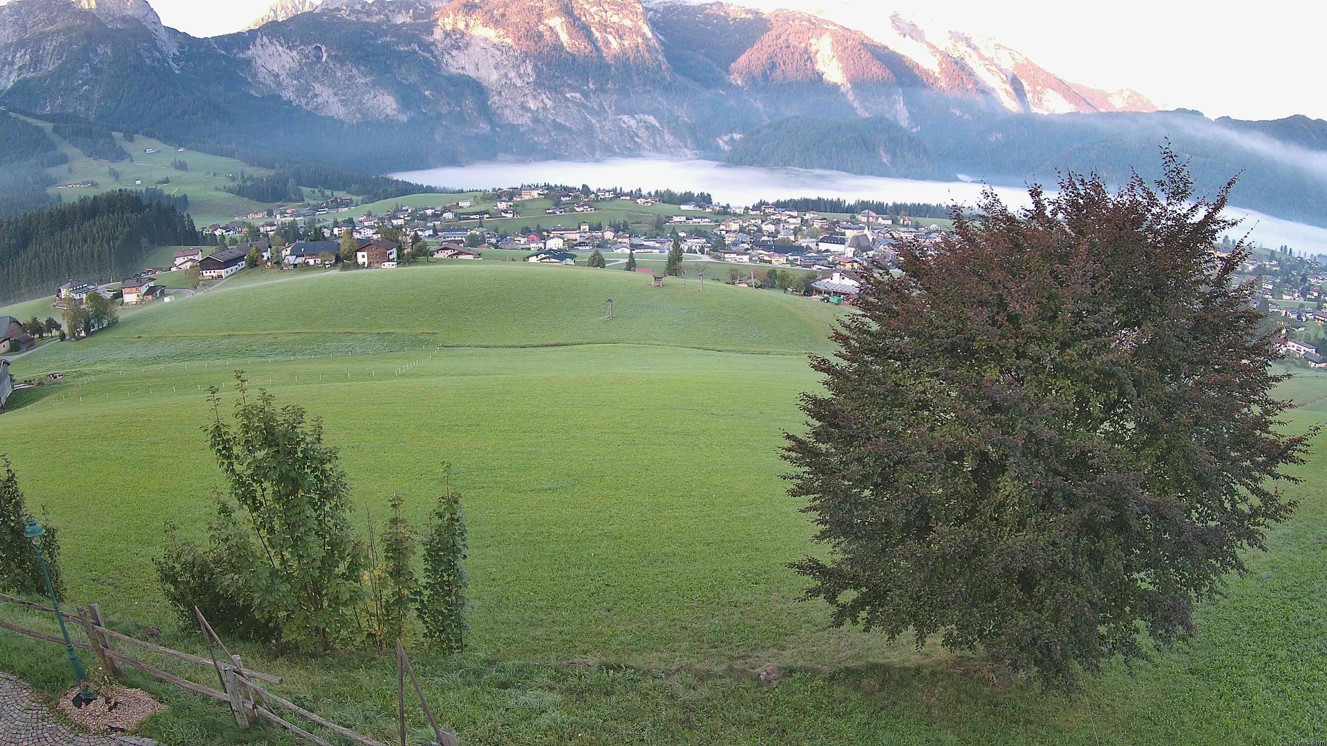 Archiv Foto Webcam Abtenau: Ausblick vom Gasthaus zur Sonnleitn