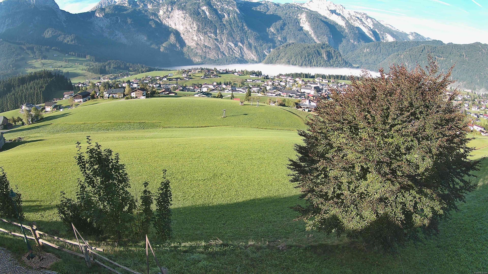 Archiv Foto Webcam Abtenau: Ausblick vom Gasthaus zur Sonnleitn