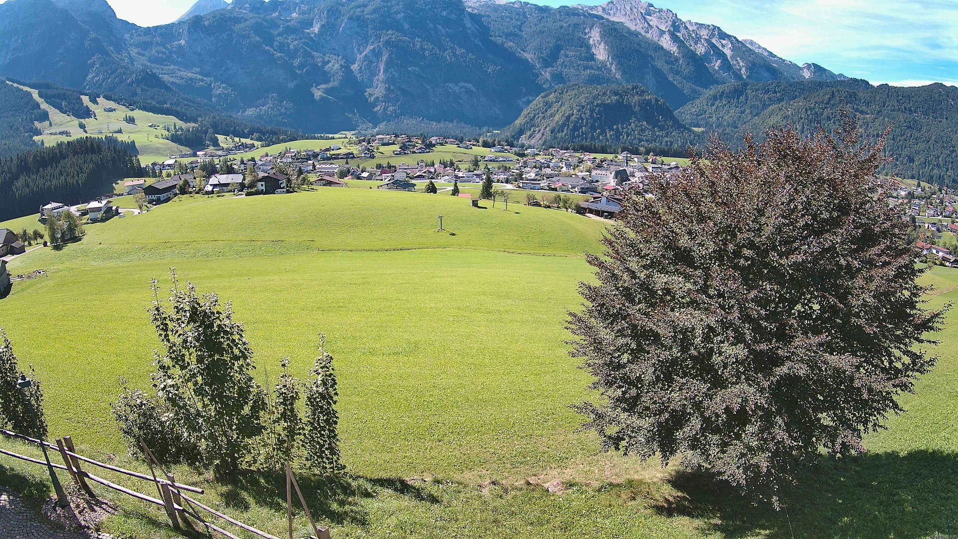 Archiv Foto Webcam Abtenau: Ausblick vom Gasthaus zur Sonnleitn