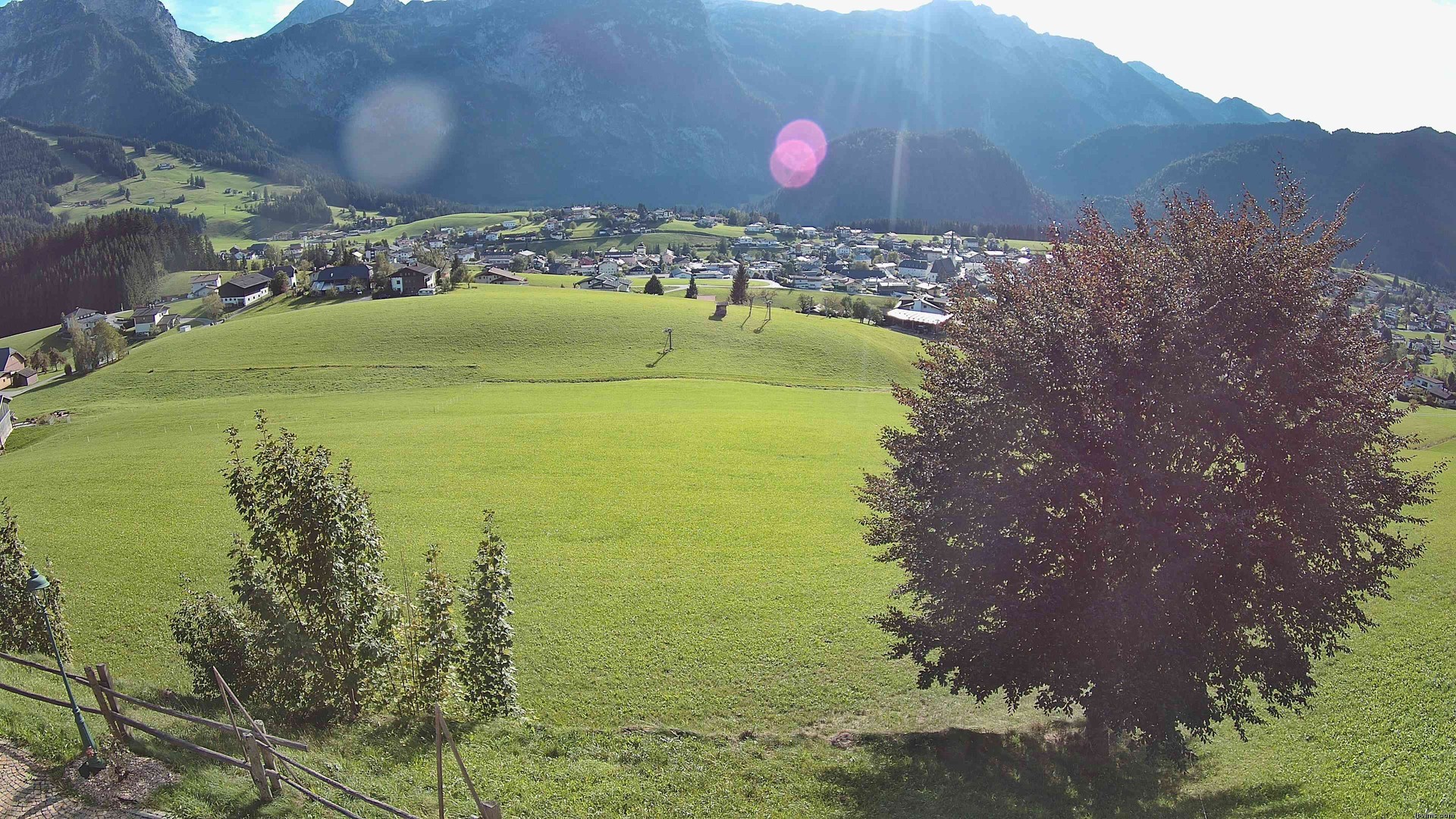 Archiv Foto Webcam Abtenau: Ausblick vom Gasthaus zur Sonnleitn