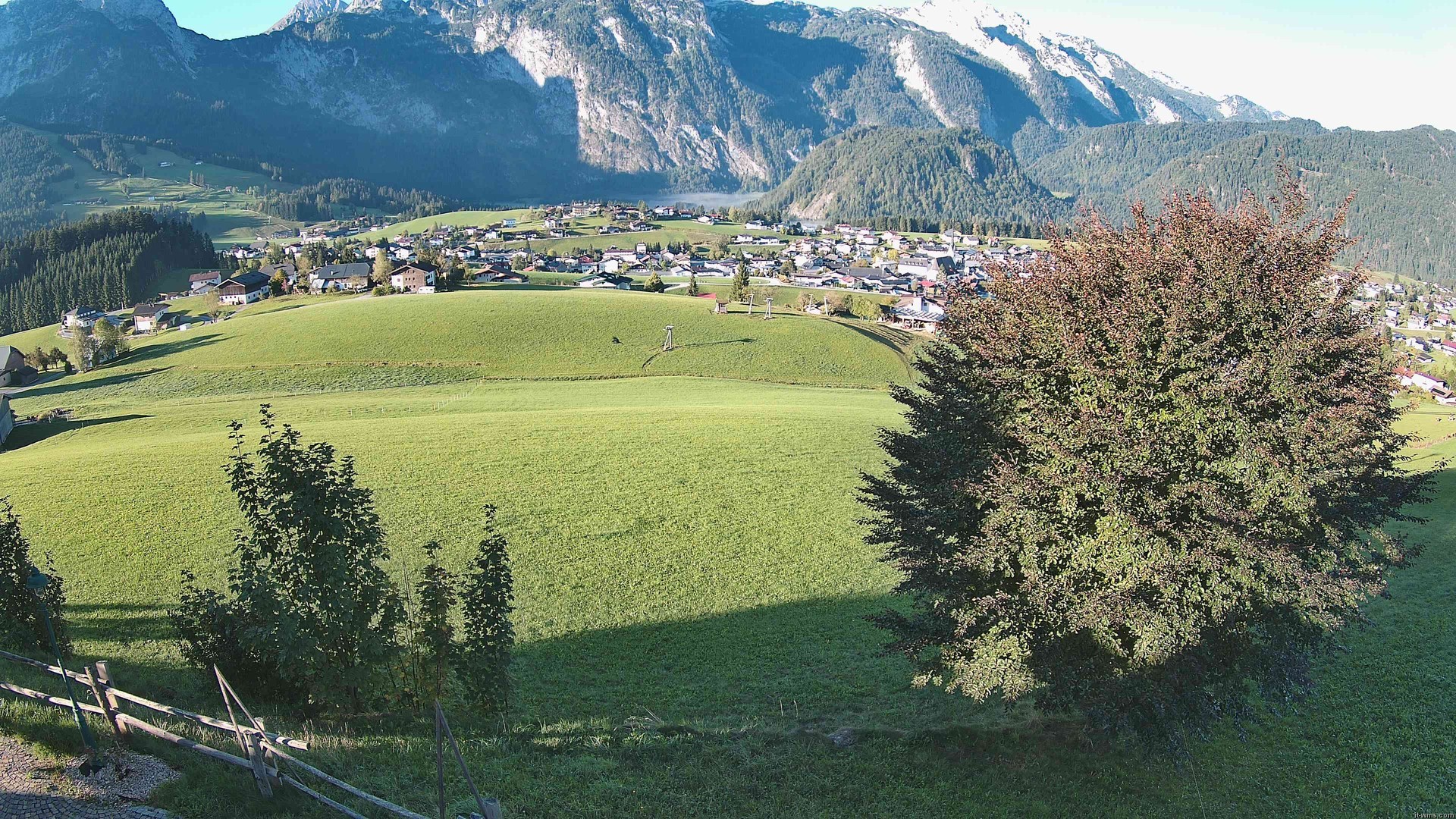 Archiv Foto Webcam Abtenau: Ausblick vom Gasthaus zur Sonnleitn
